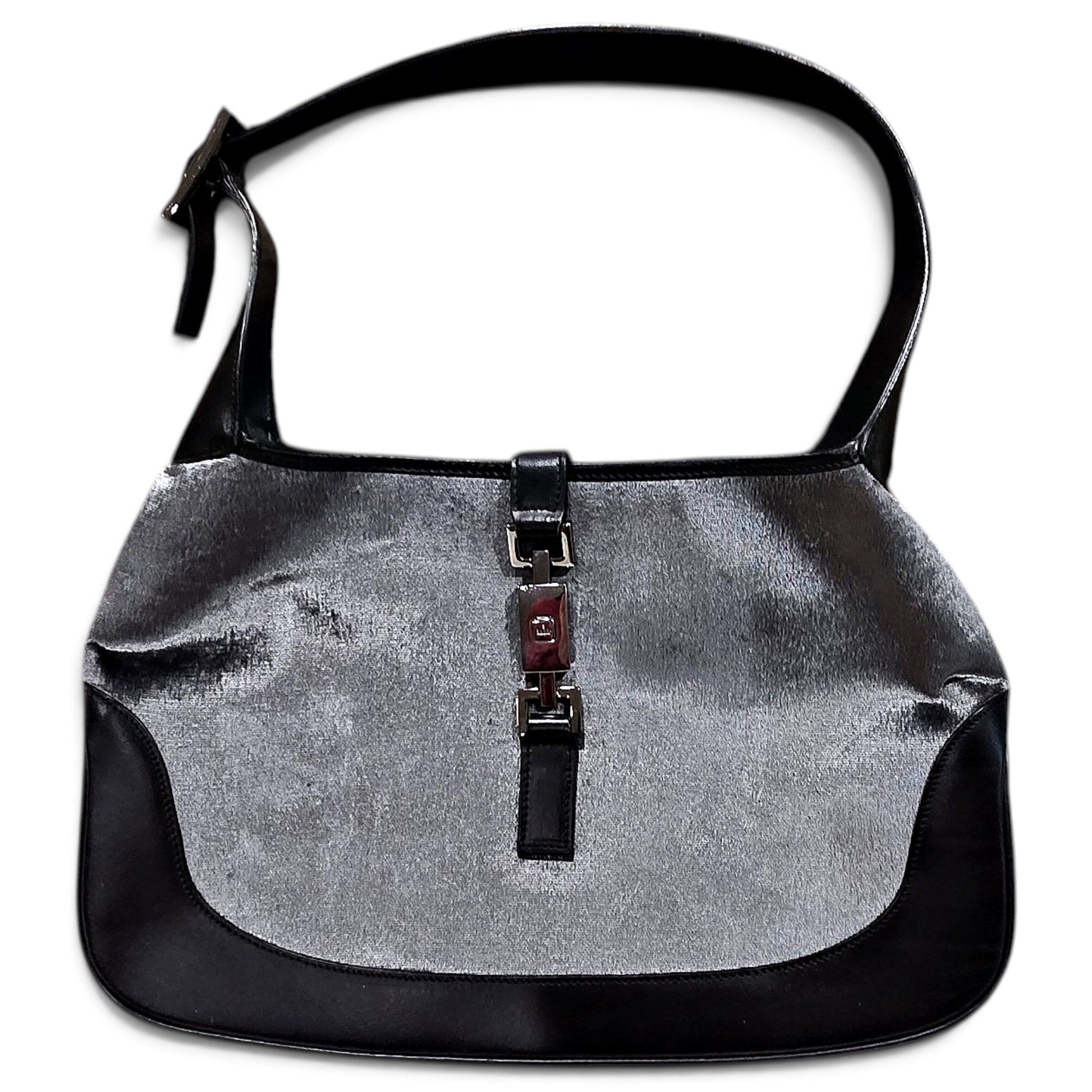 Jackie velvet handbag