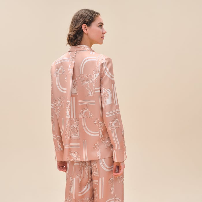 Rose Pierre De Lune "En Desordre Finesse" Classic Shirt