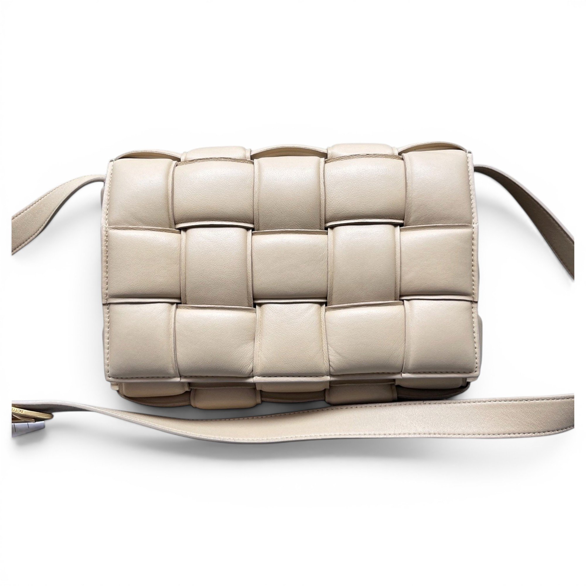 Cassette Padded leather handbag
