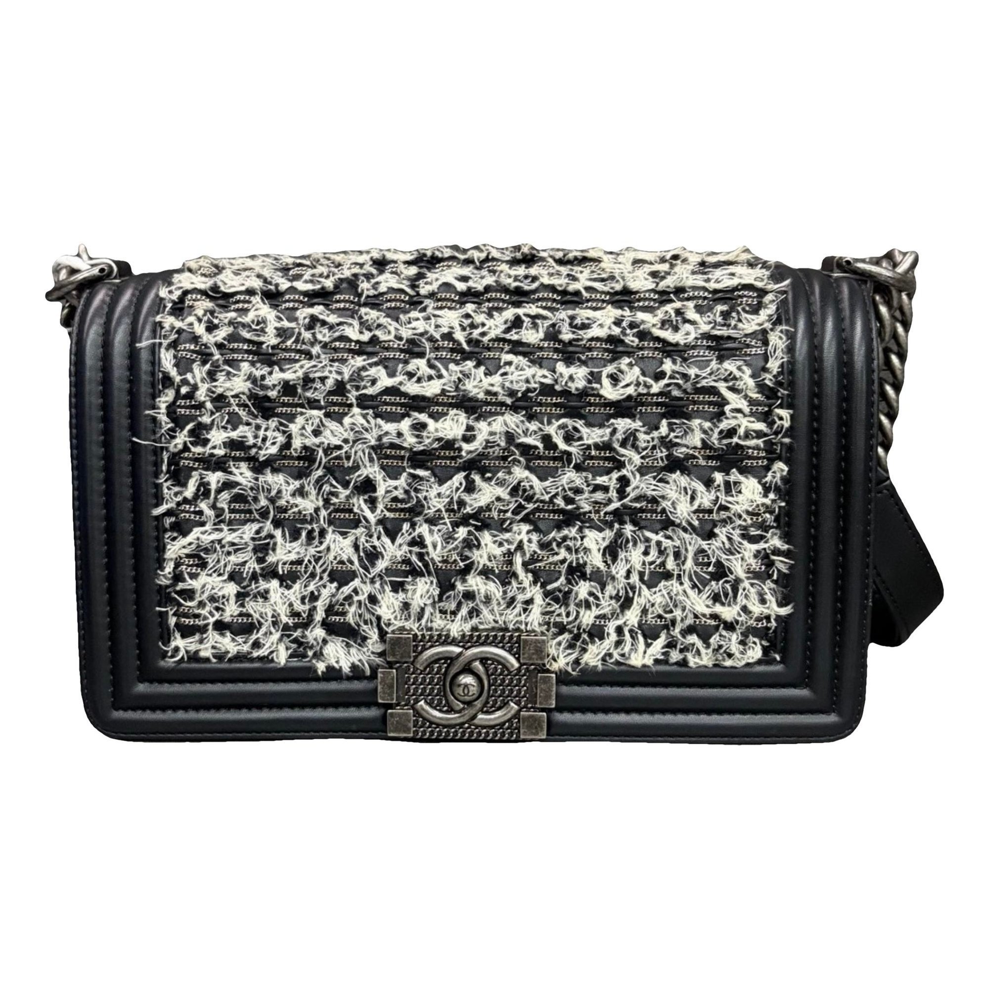 Boy tweed crossbody bag