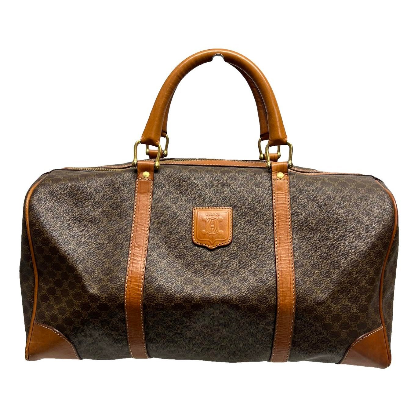 Leather travel bag