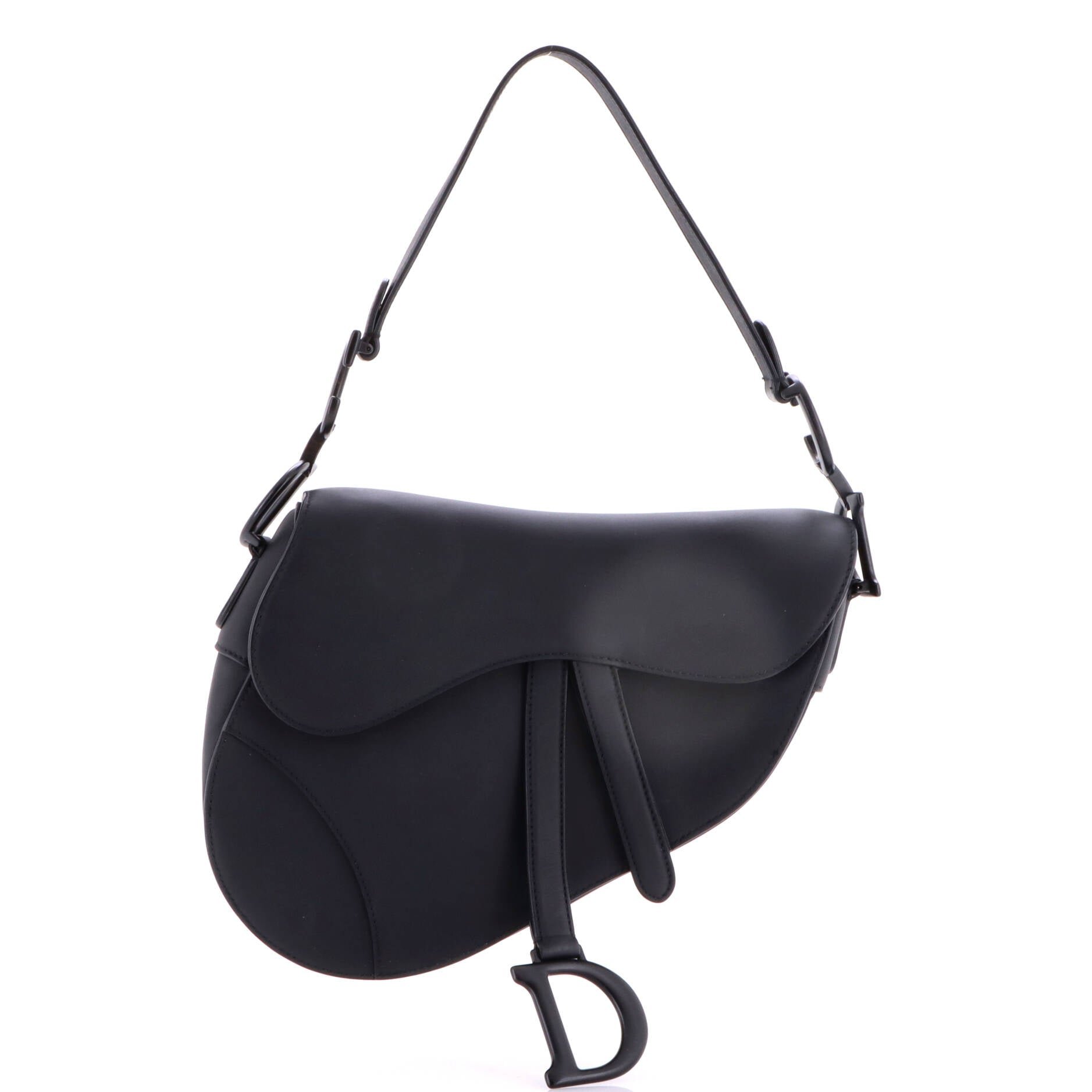Ultra Matte Saddle Handbag Leather Medium