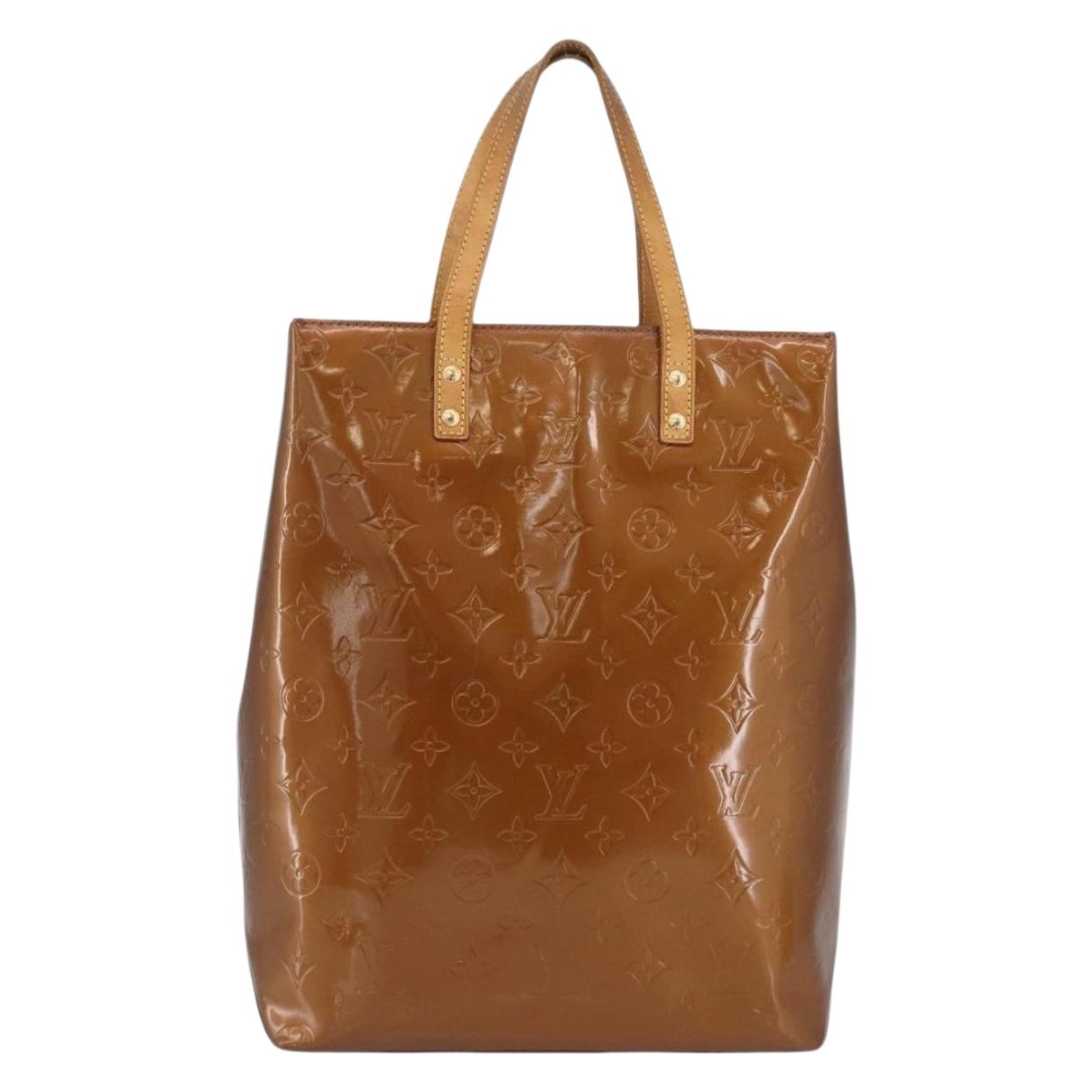 Reade patent leather handbag