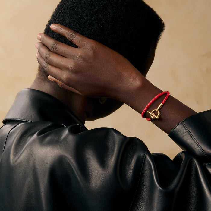 Rouge De Cœur Glenan Double Tour Bracelet
