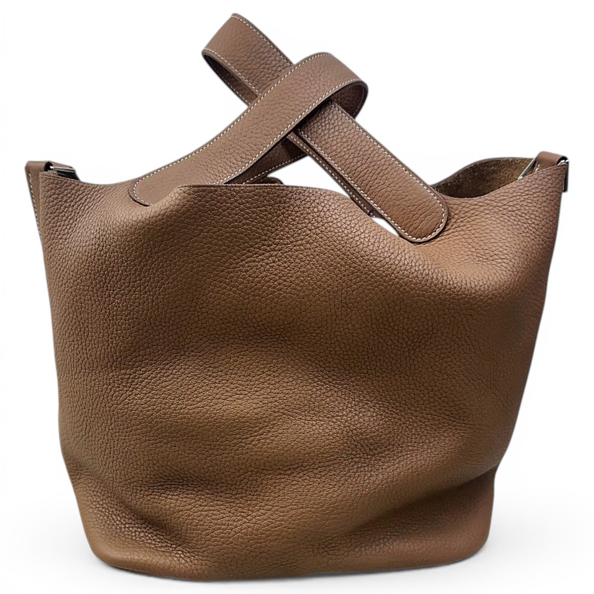 Picotin leather handbag