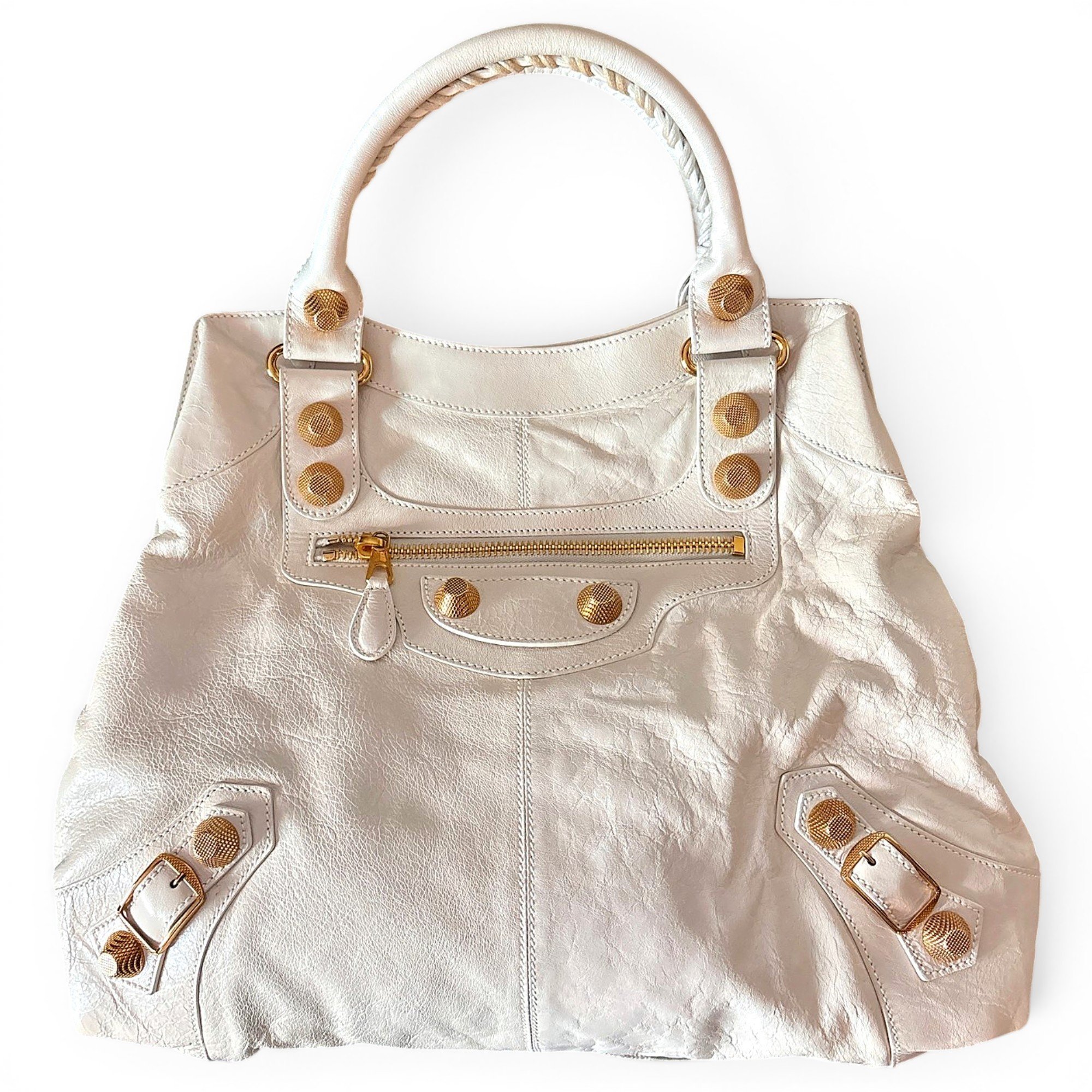 Leather handbag