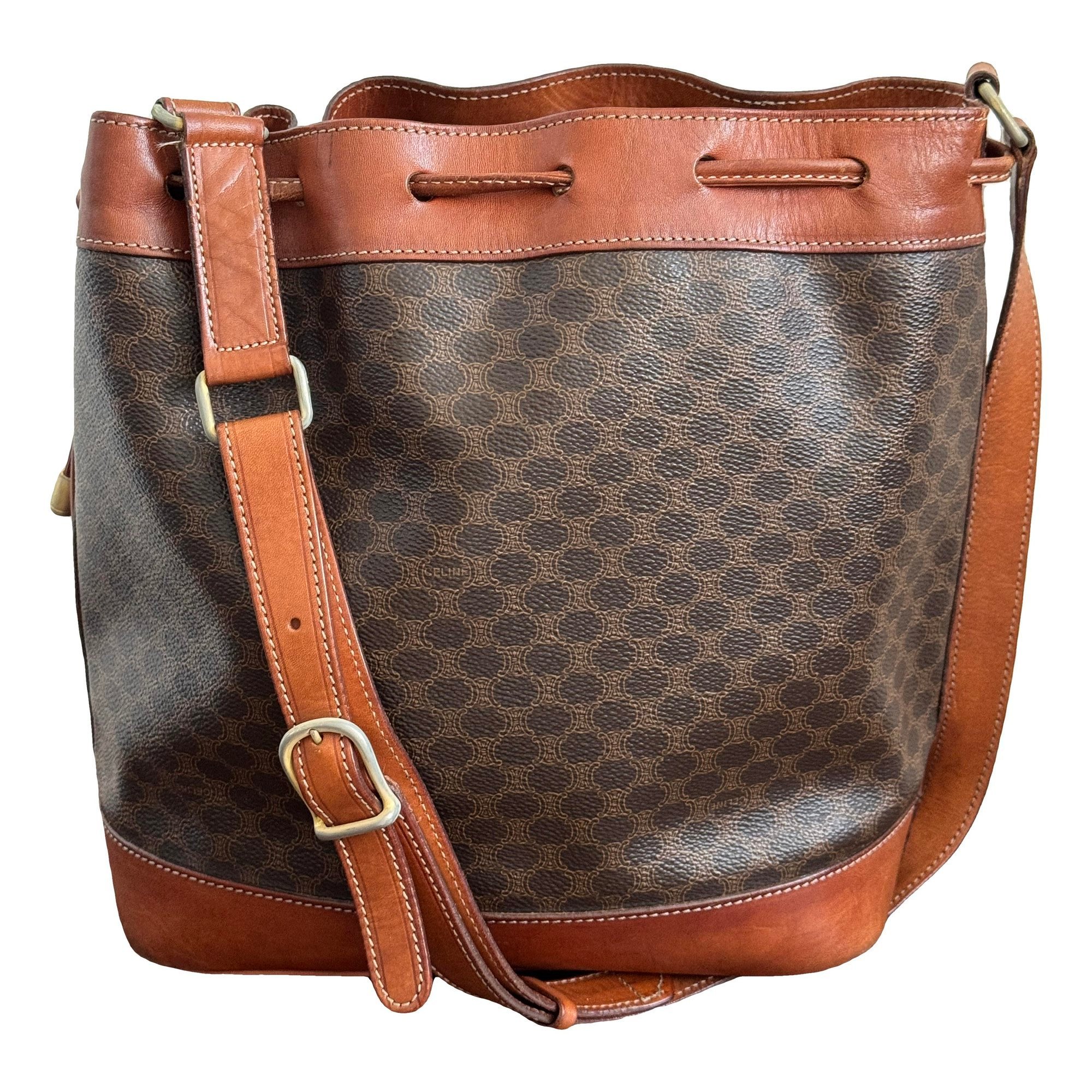 SAC SEAU leather handbag