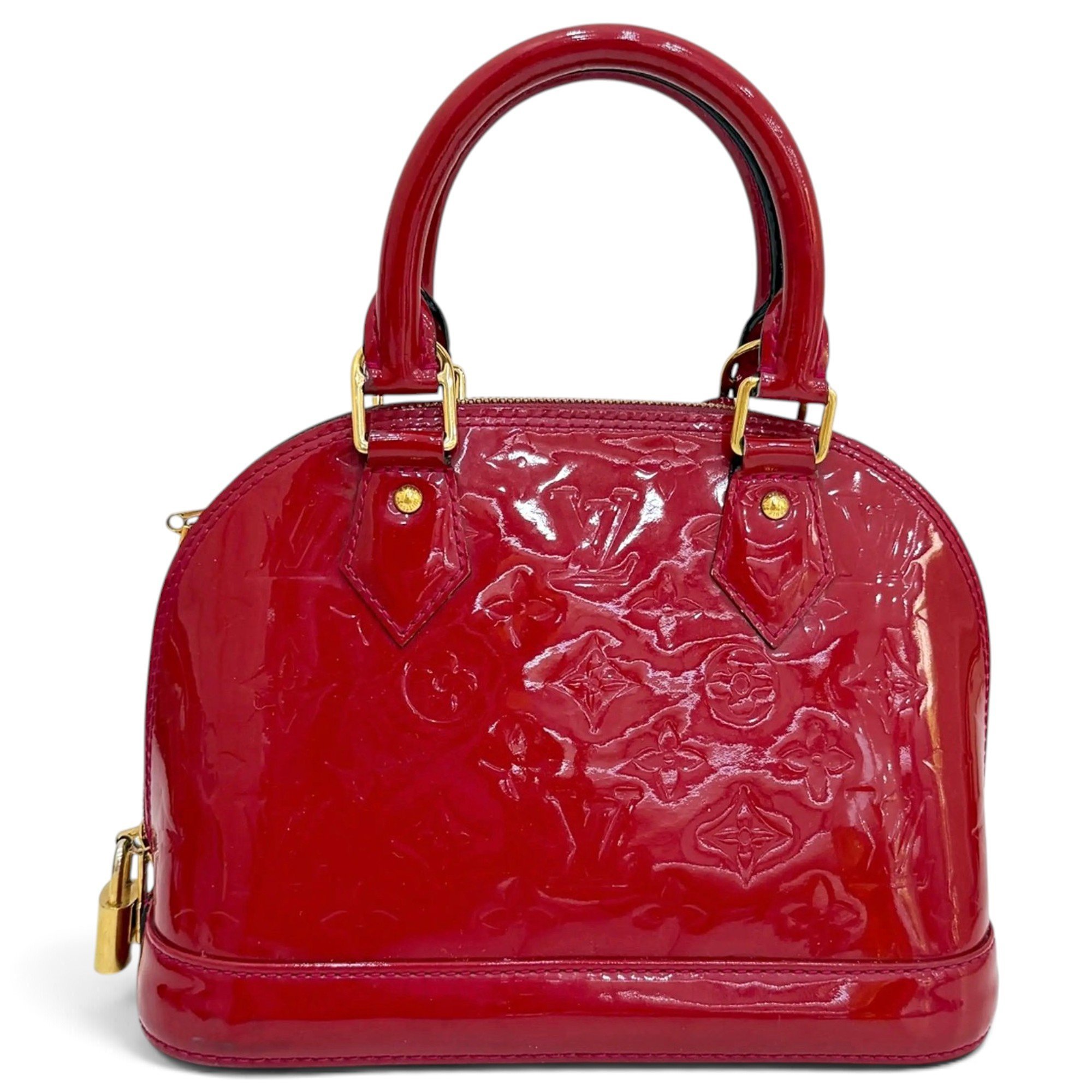 Alma BB patent leather handbag