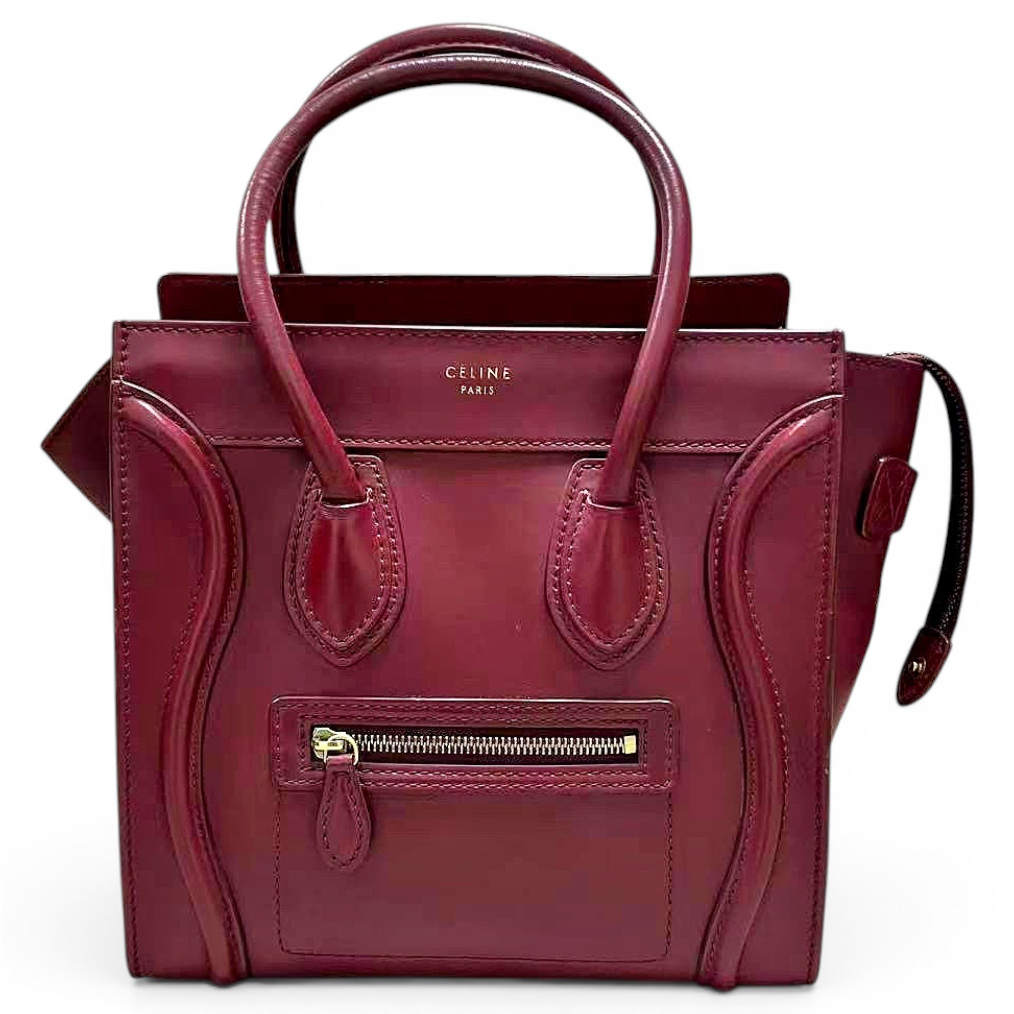 Luggage leather handbag