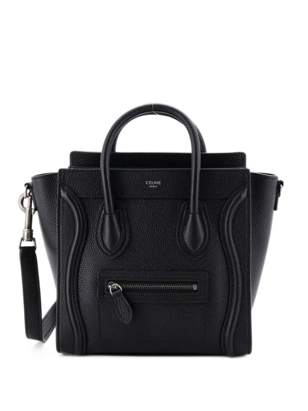 Luggage Bag Grainy Leather Nano crossbody bag