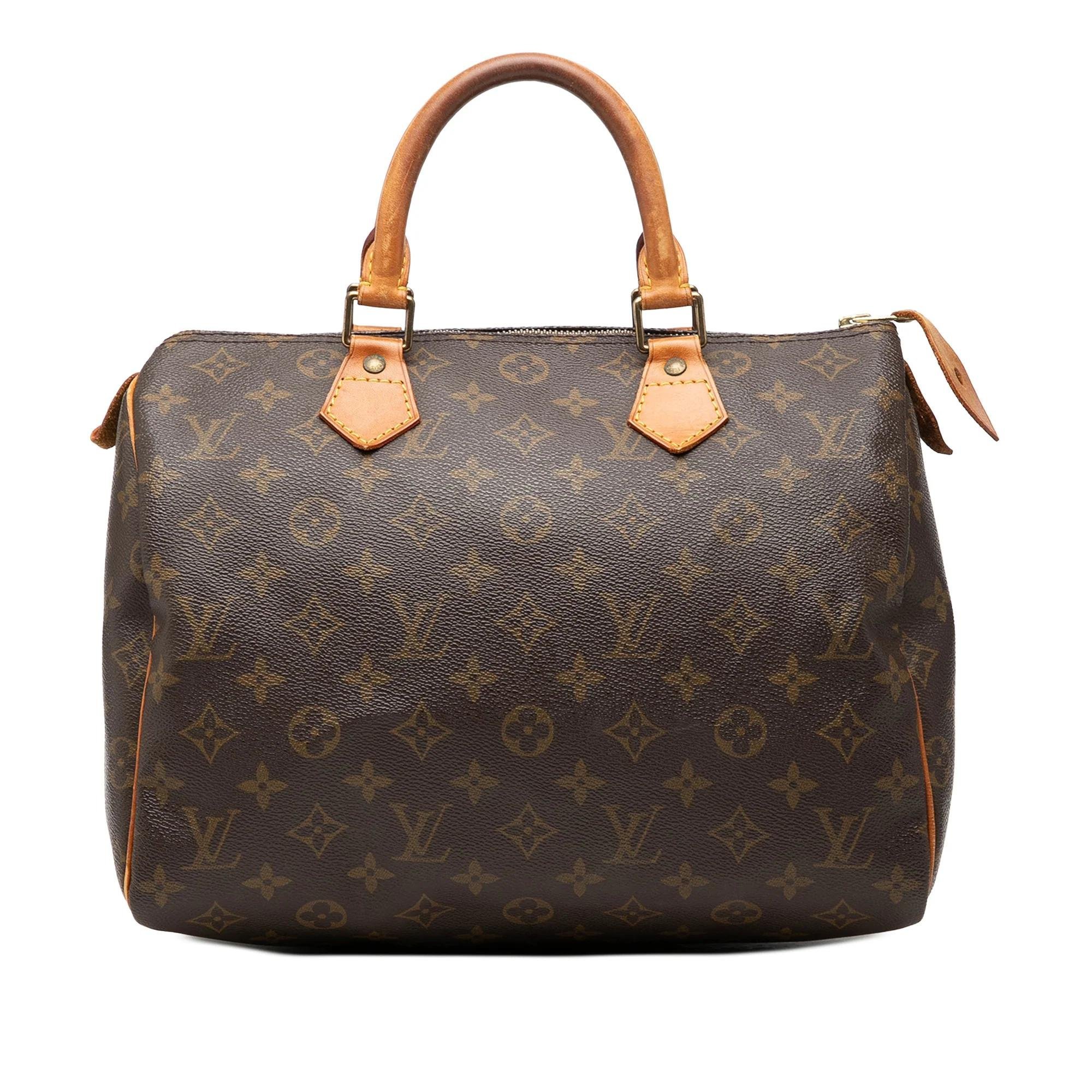 Speedy leather bag