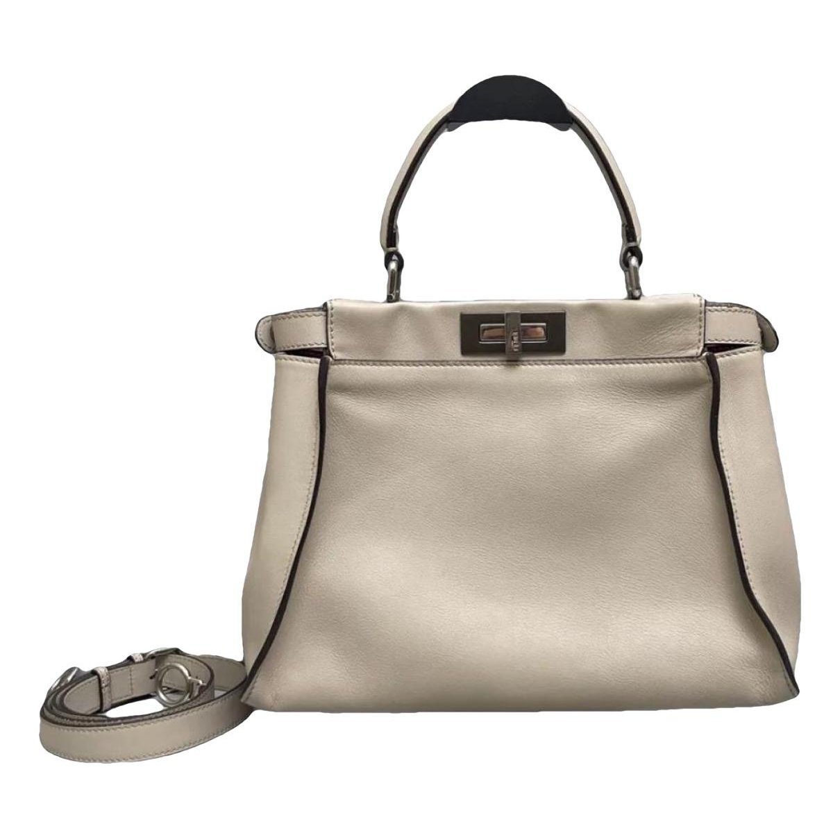 Peekaboo leather handbag