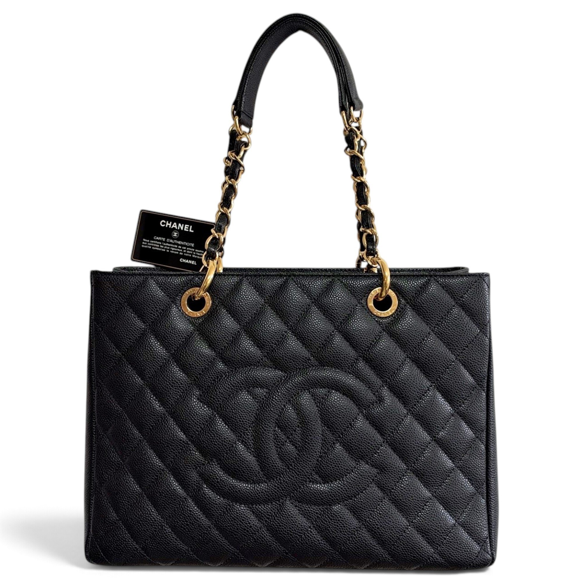 Grand shopping leather tote