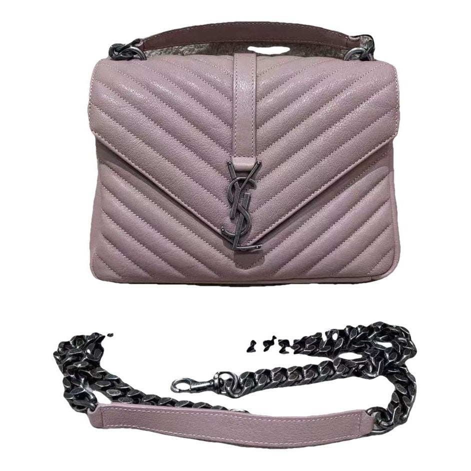 Collége monogramme leather handbag