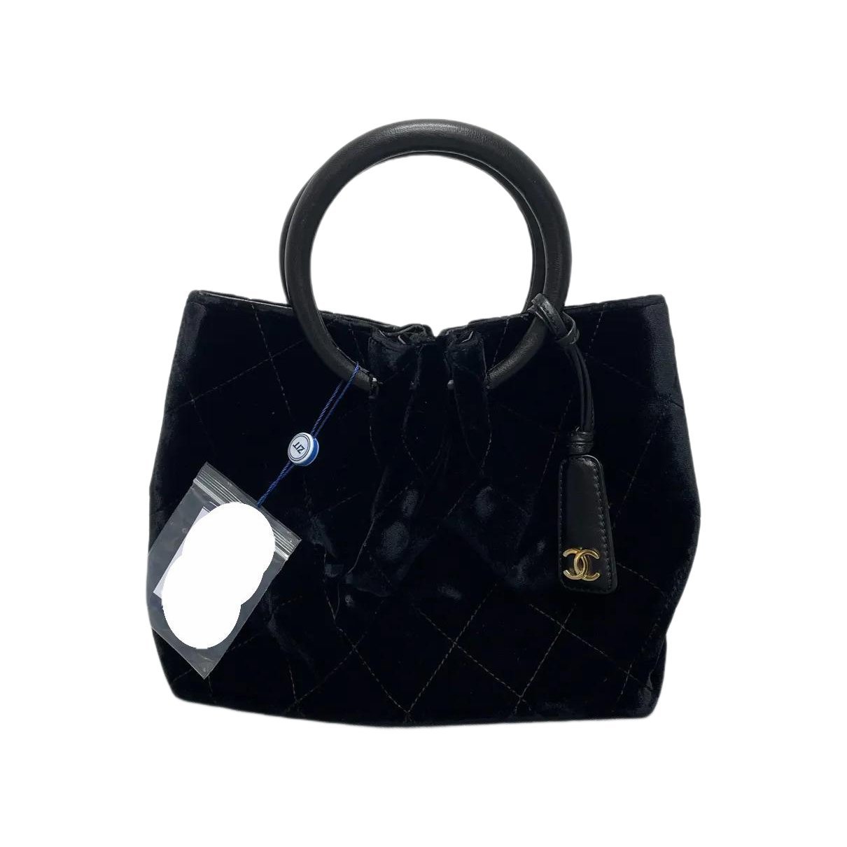Velvet handbag