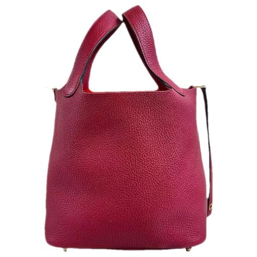 Picotin leather handbag