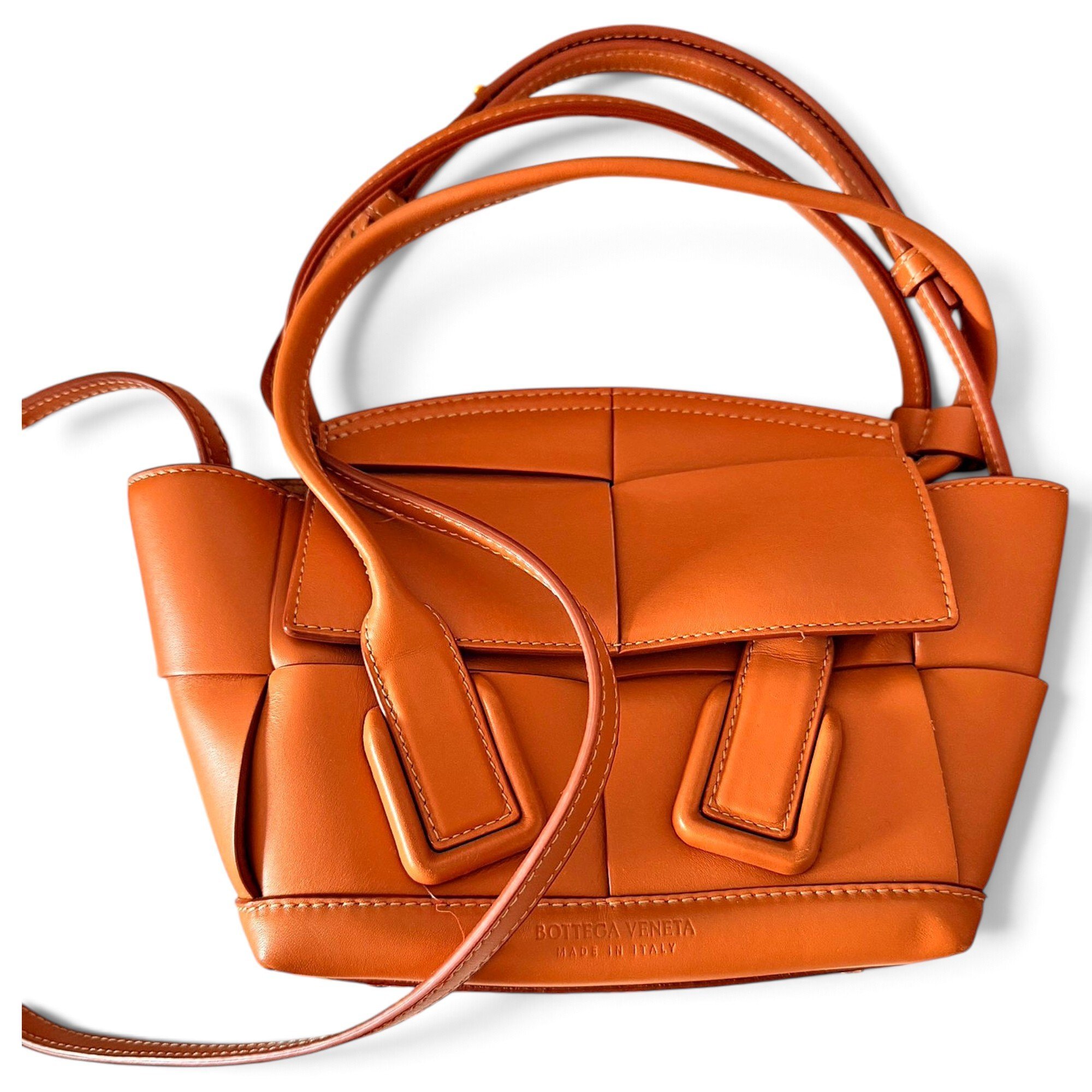 Arco leather crossbody bag
