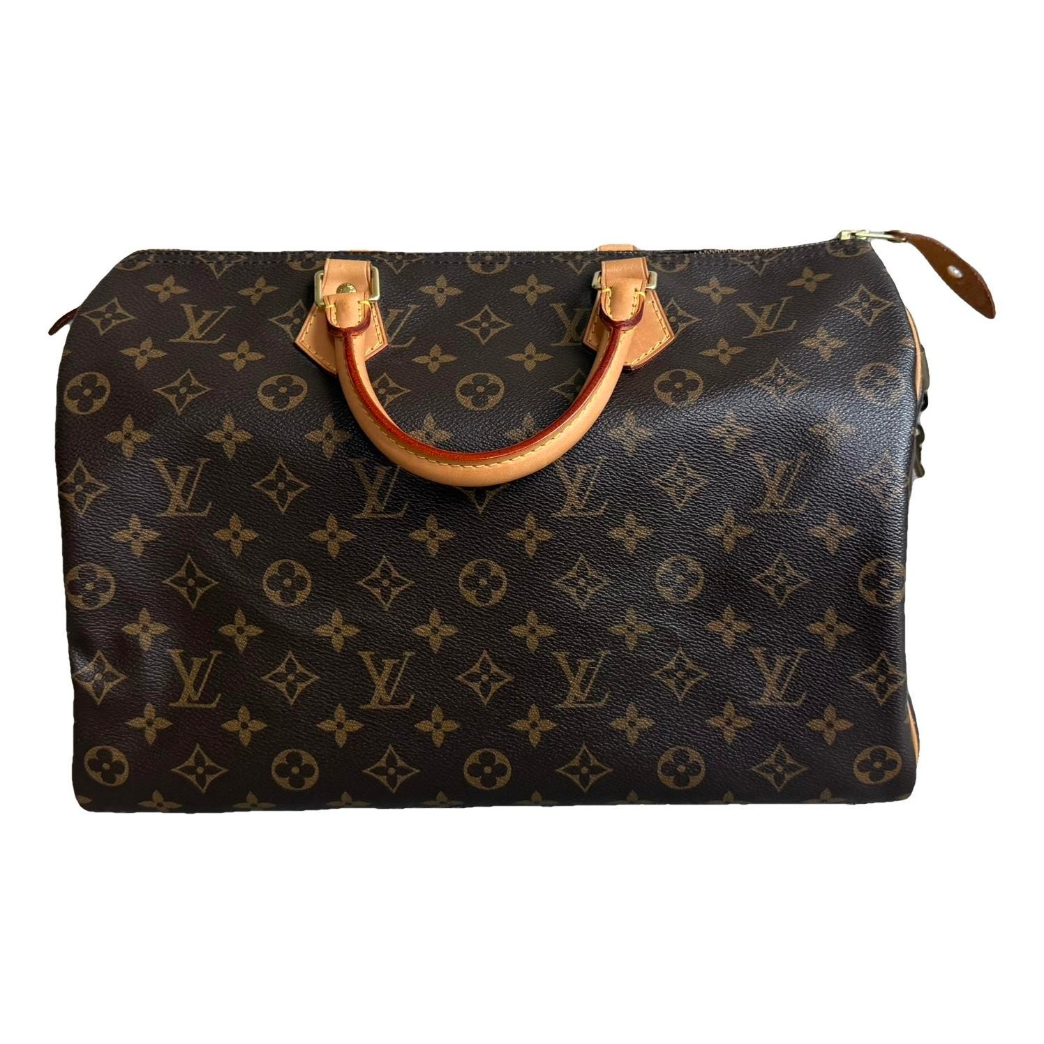 Speedy leather handbag