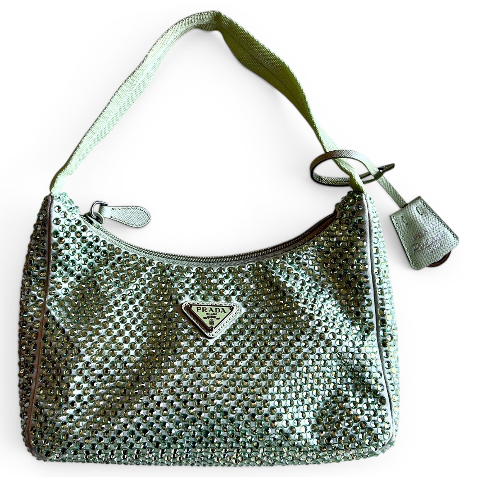 Re-Edition 2000 silk handbag