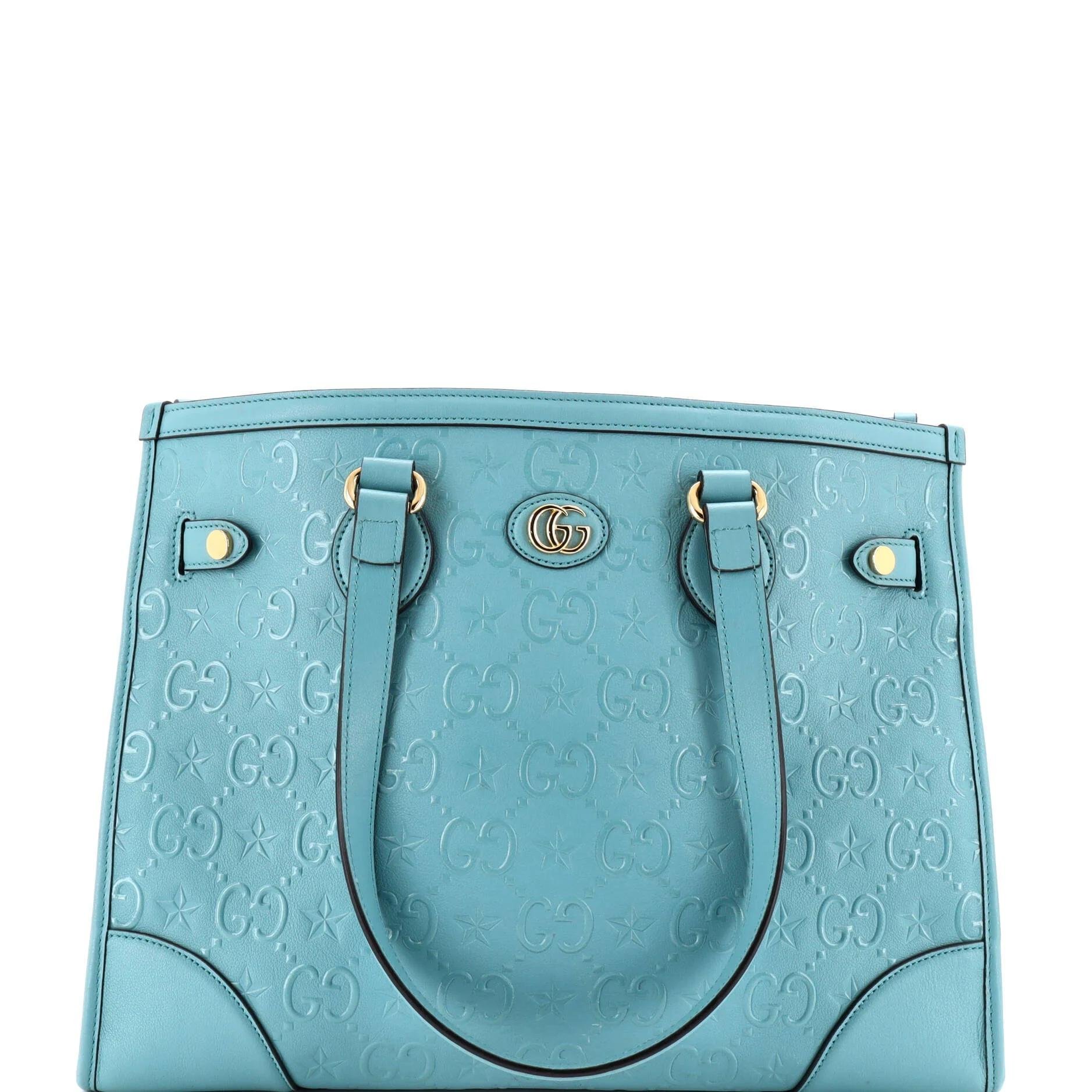 Leather tote