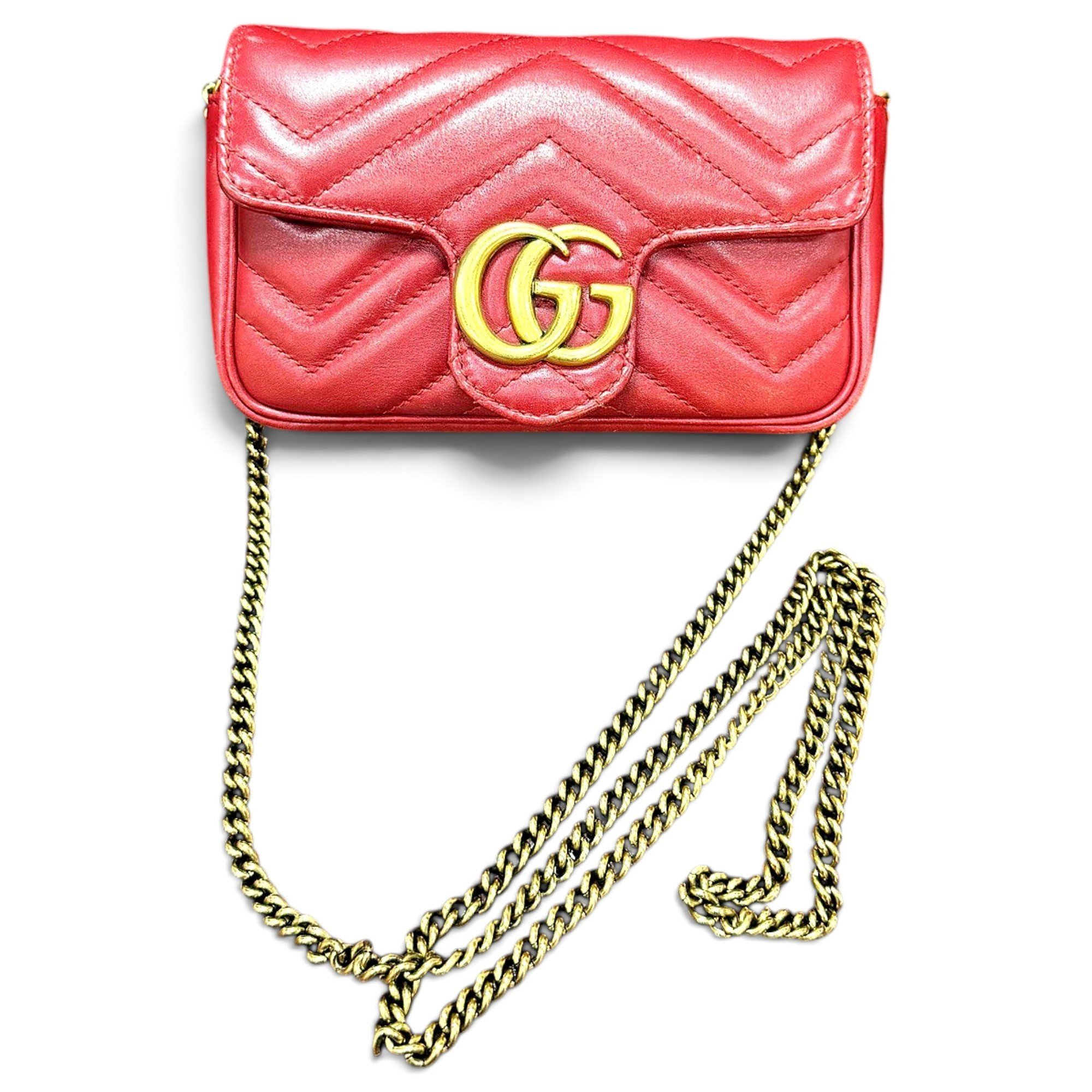 GG Marmont Flap leather handbag