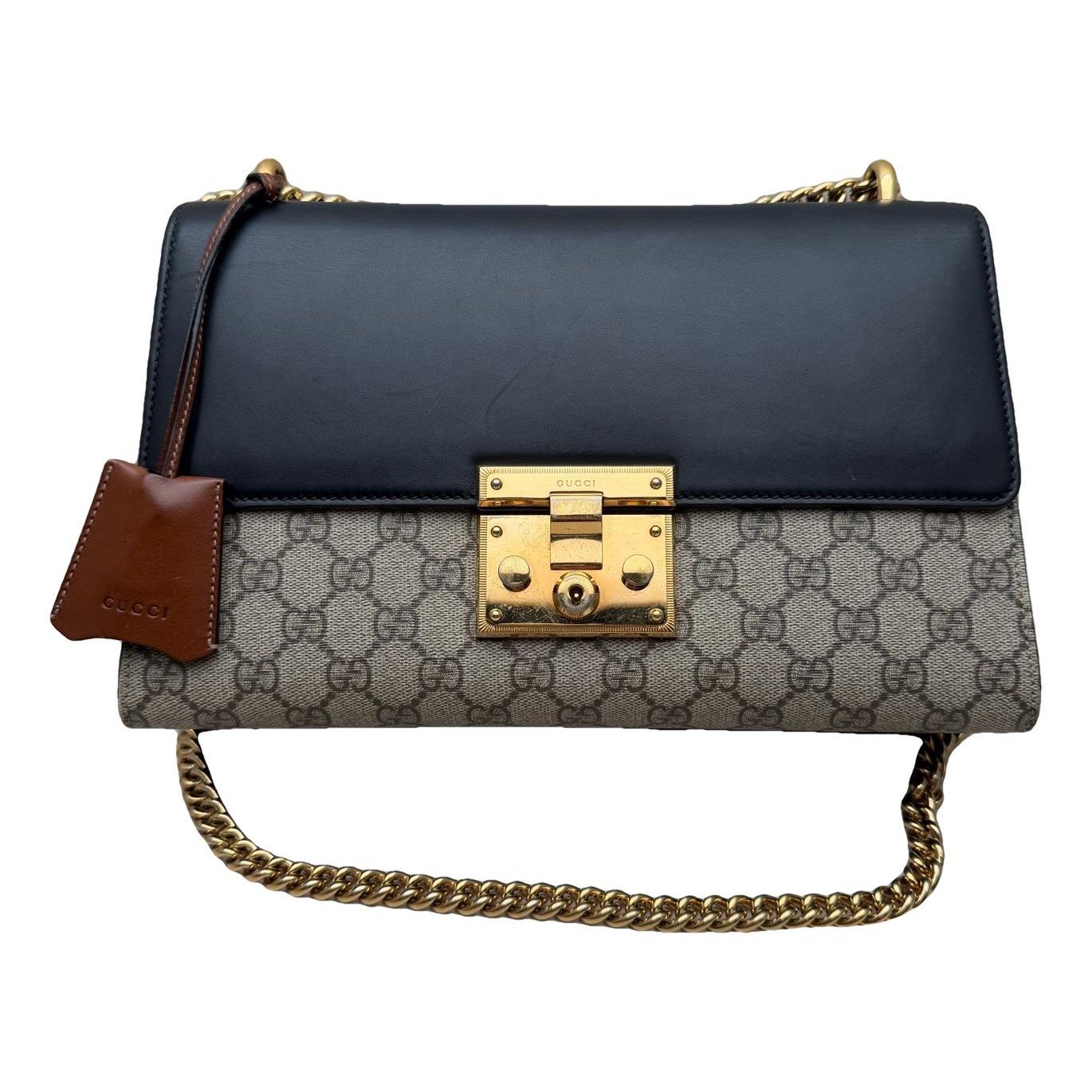 Padlock pony-style calfskin handbag