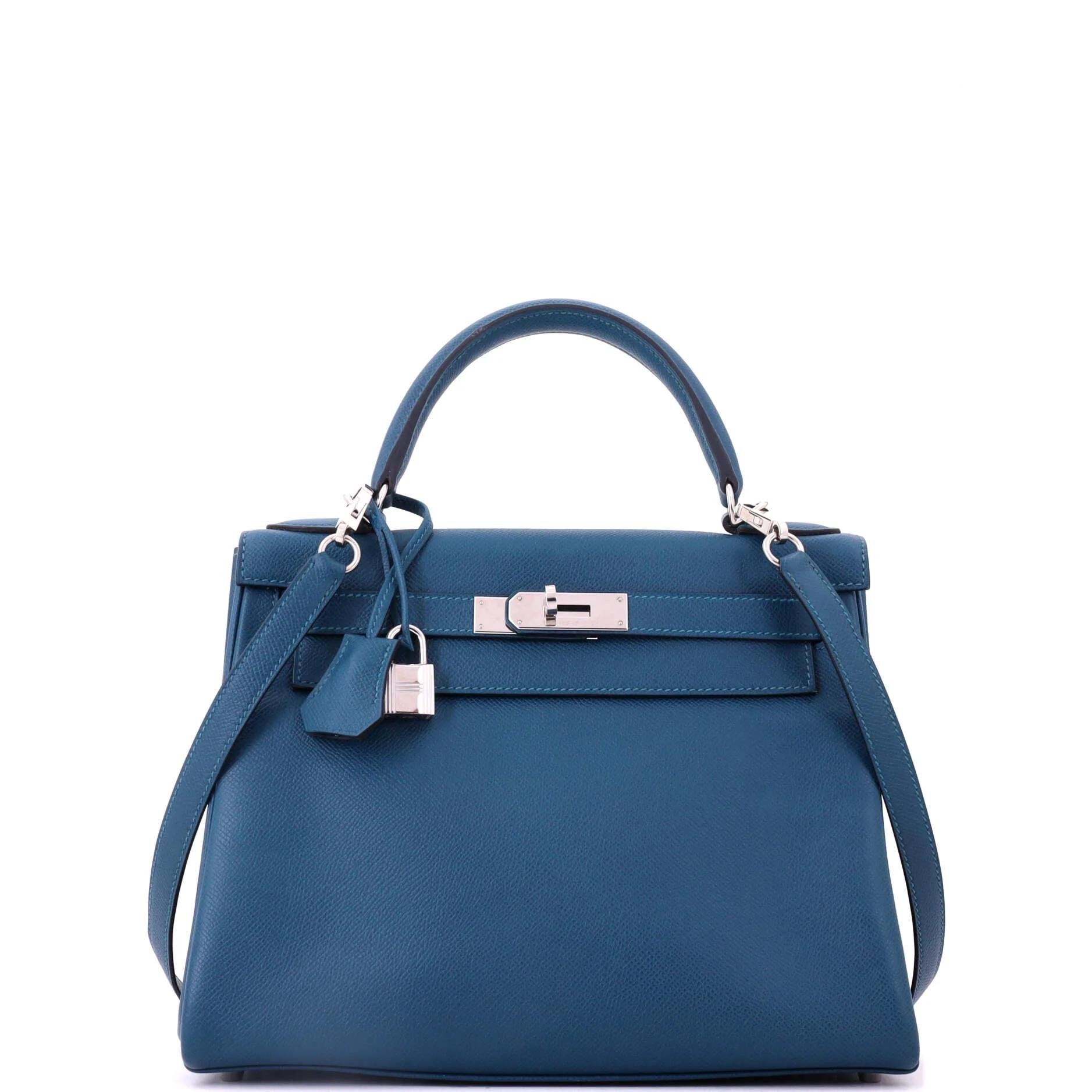 Kelly 28 leather handbag