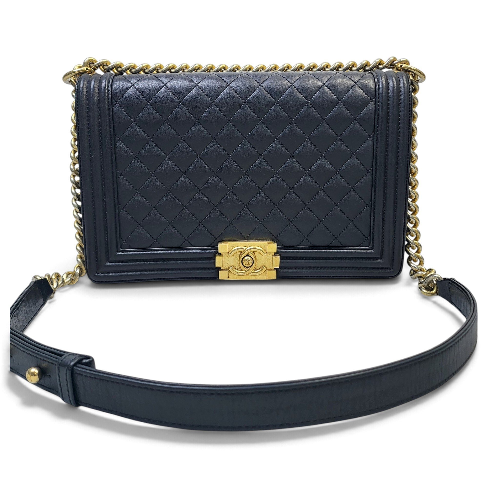 Boy leather handbag