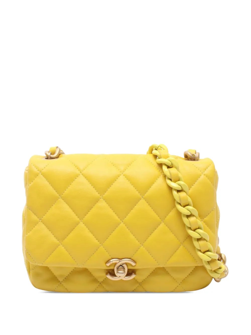 2021-2026 Small Quilted Lambskin Candy Chain Flap crossbody bag