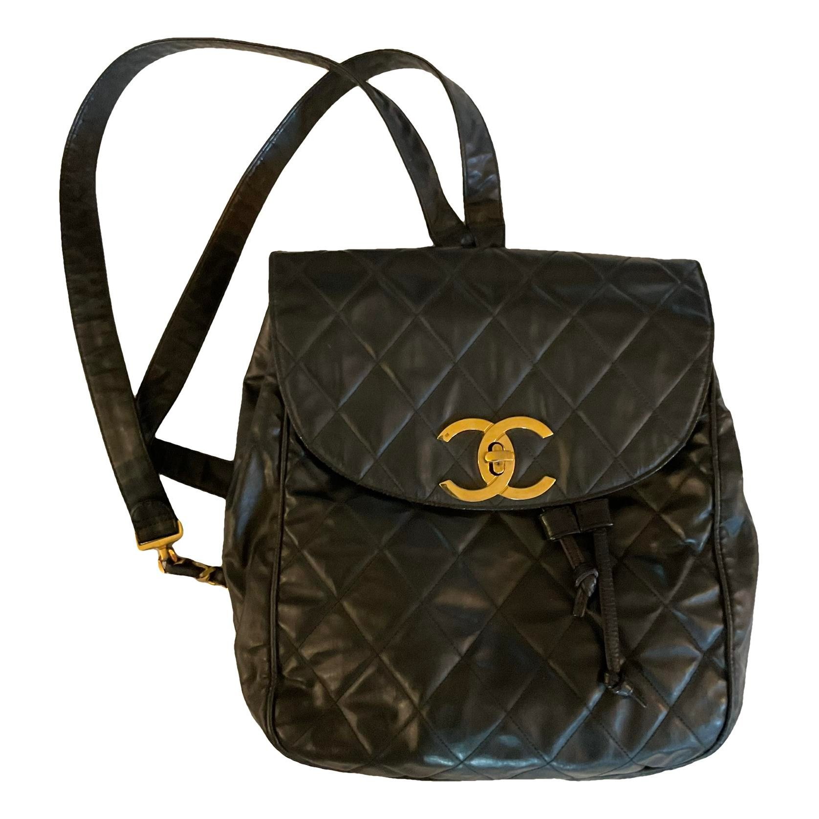 Leather backpack