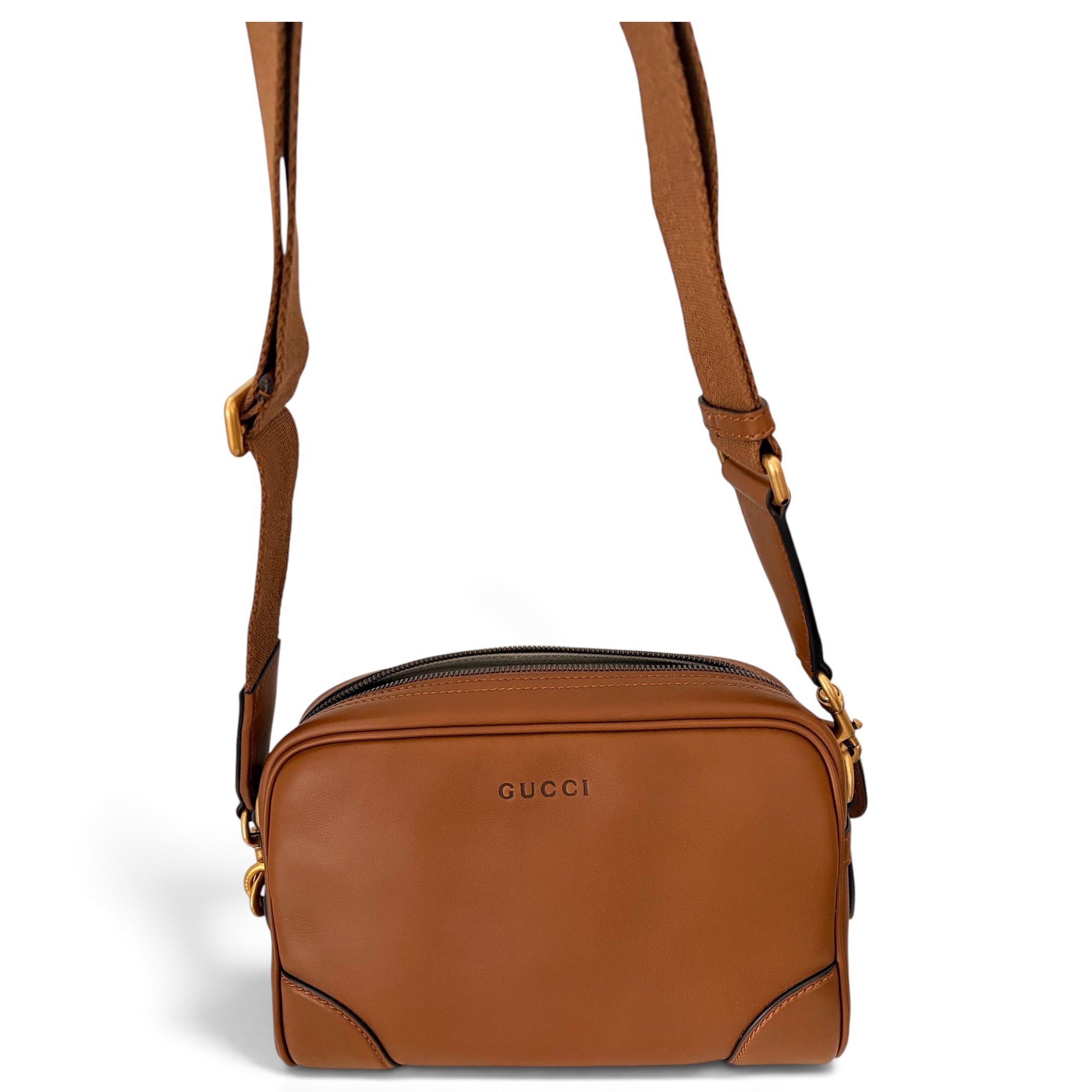 Leather crossbody bag