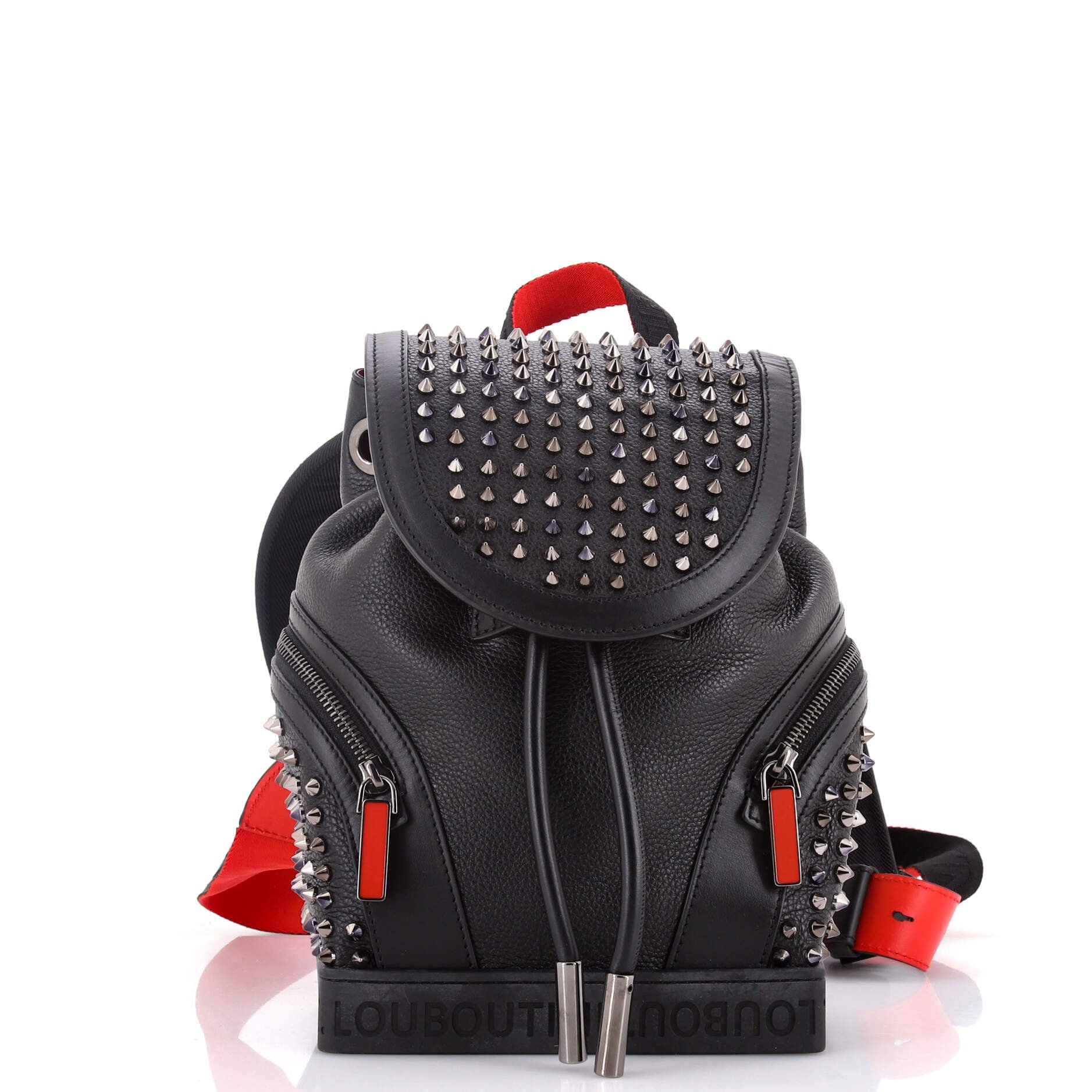 Christian Louboutin Explorafunk Backpack Spiked Leather Small