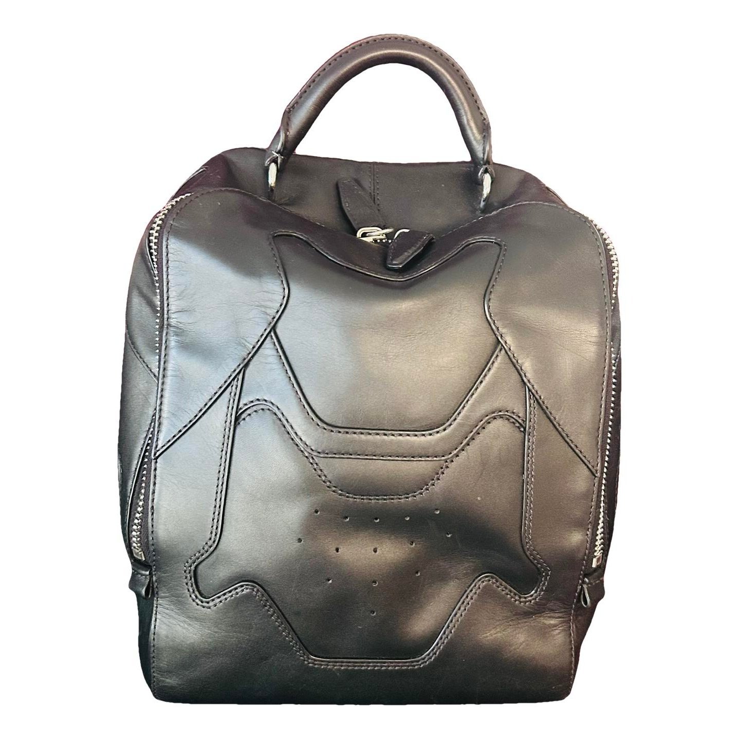 Leather backpack