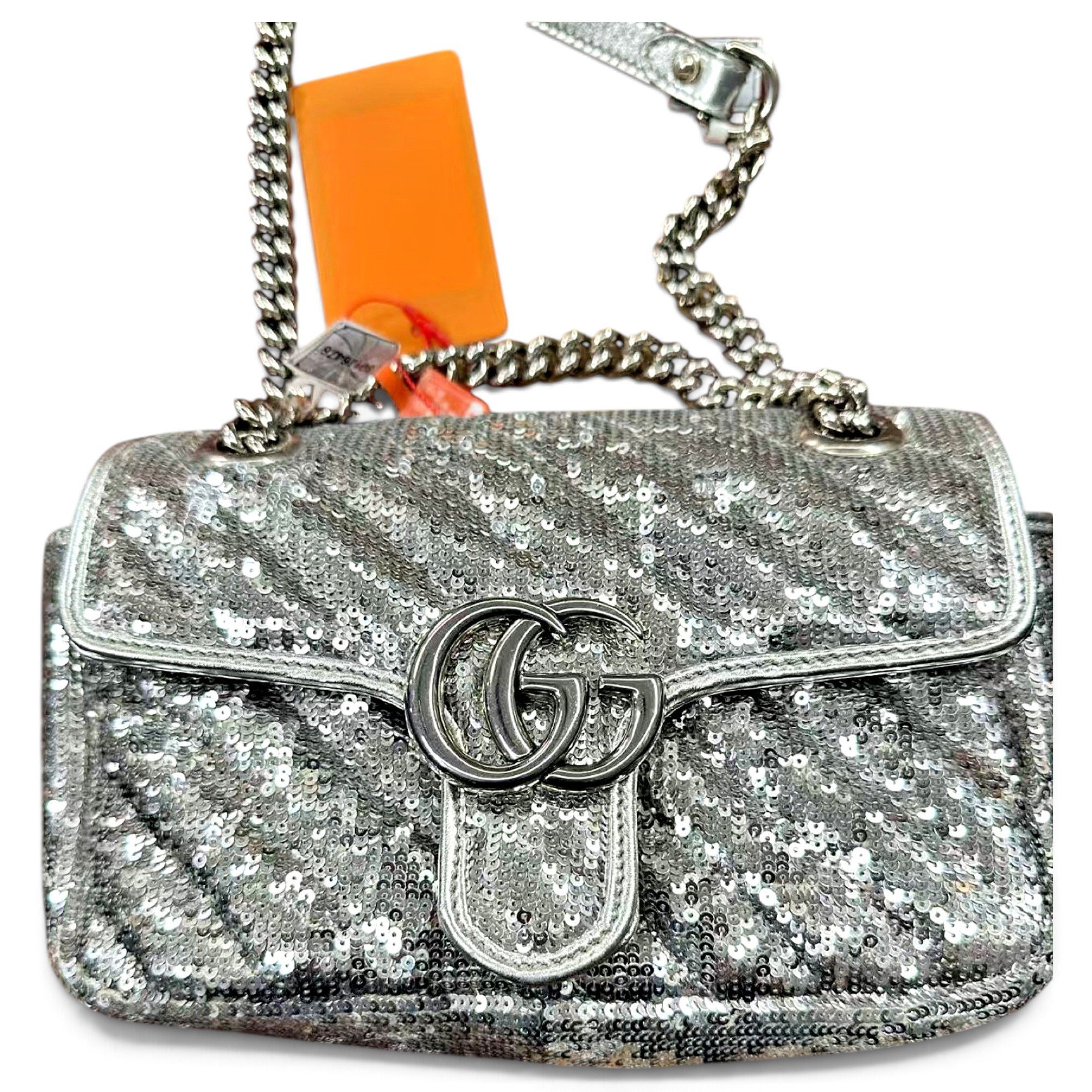 Gucci Marmont glitter handbag