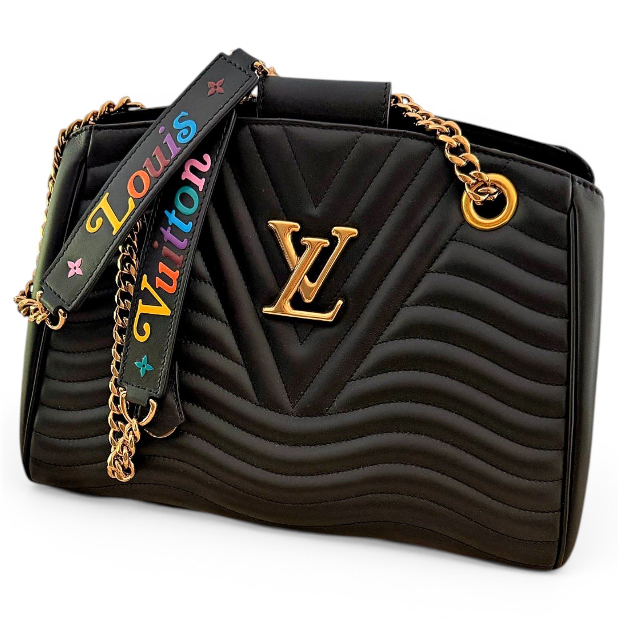 New Wave leather handbag