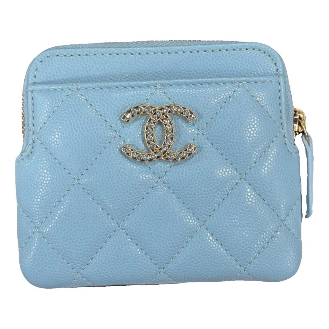 Wallet On Chain leather crossbody bag