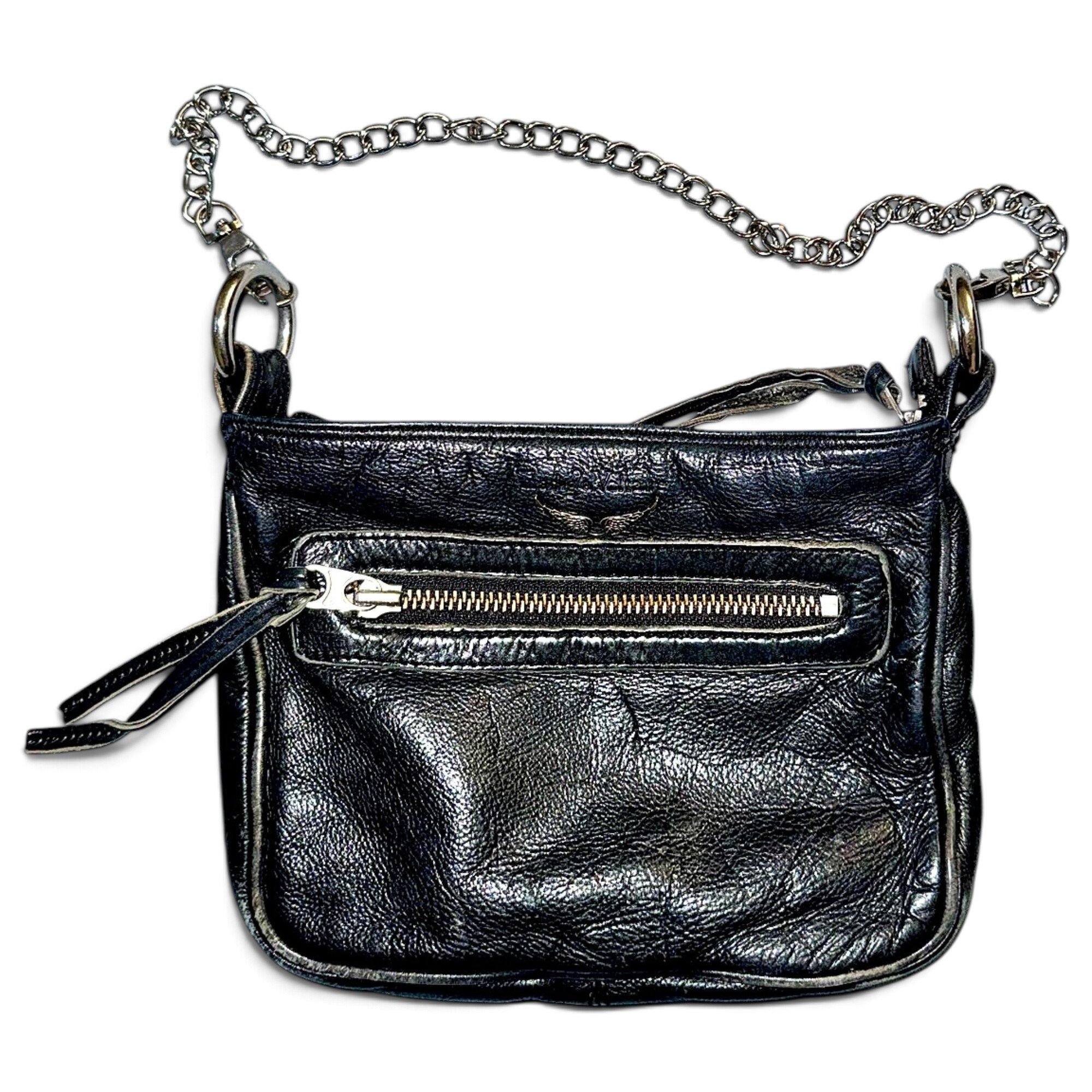 Rock leather handbag