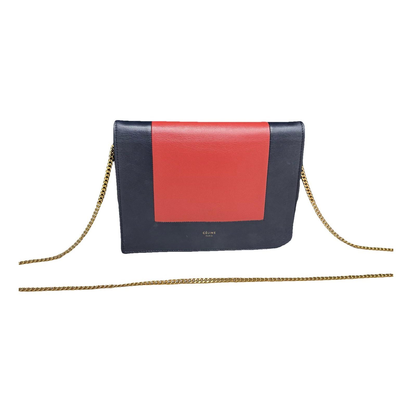 Frame leather crossbody bag