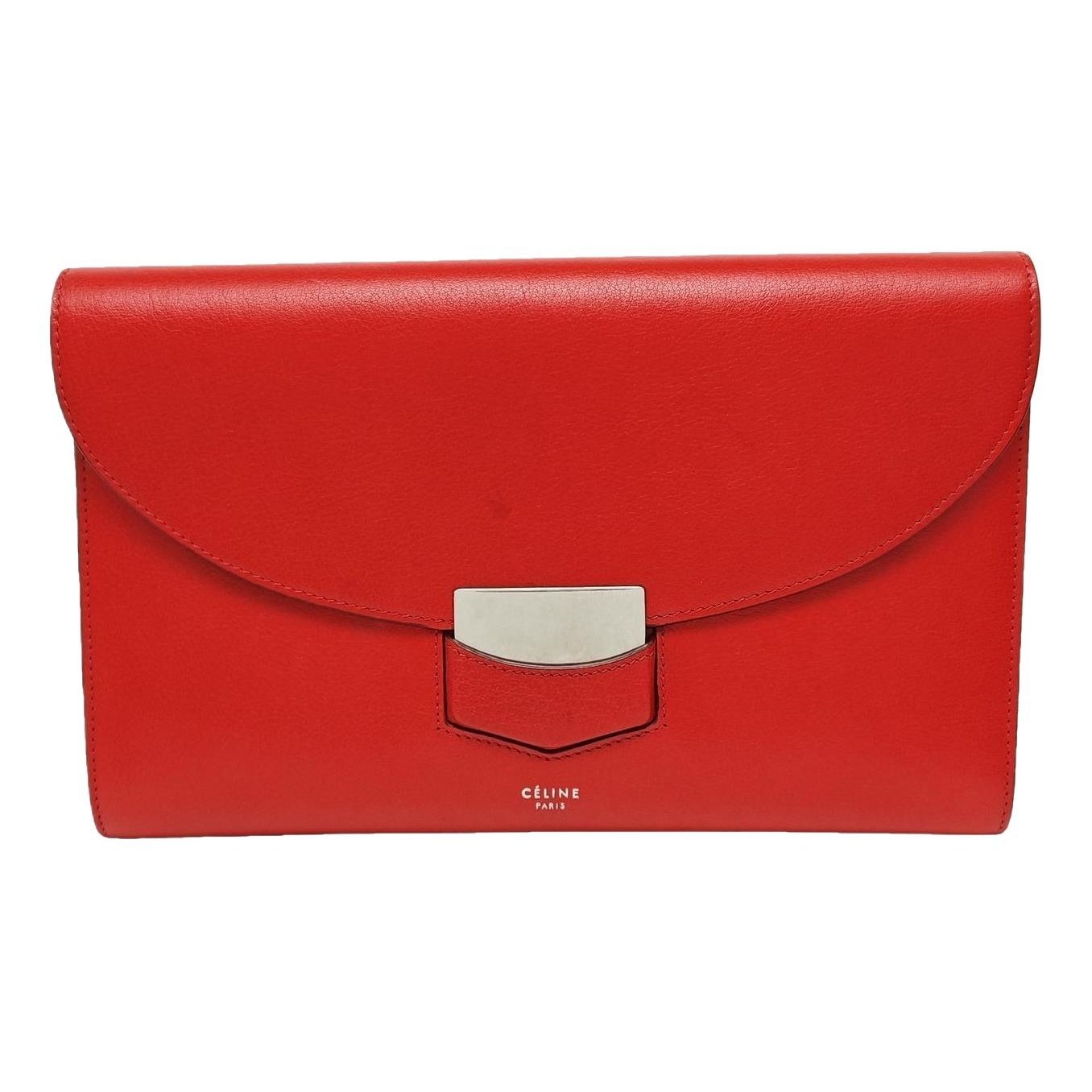 Trotteur leather handbag