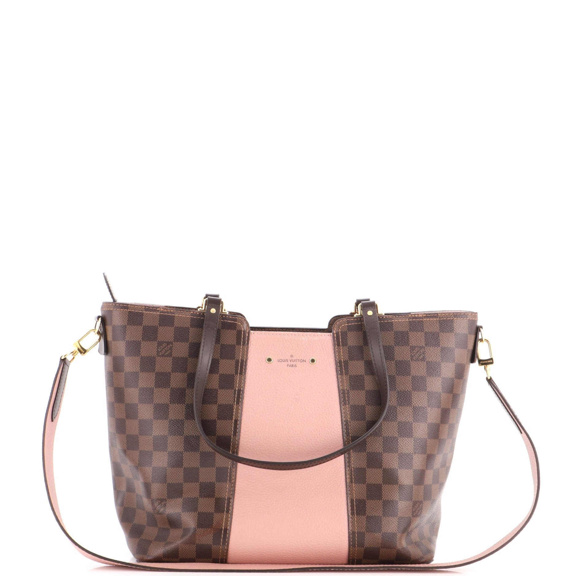 Jersey Handbag Damier with Leather