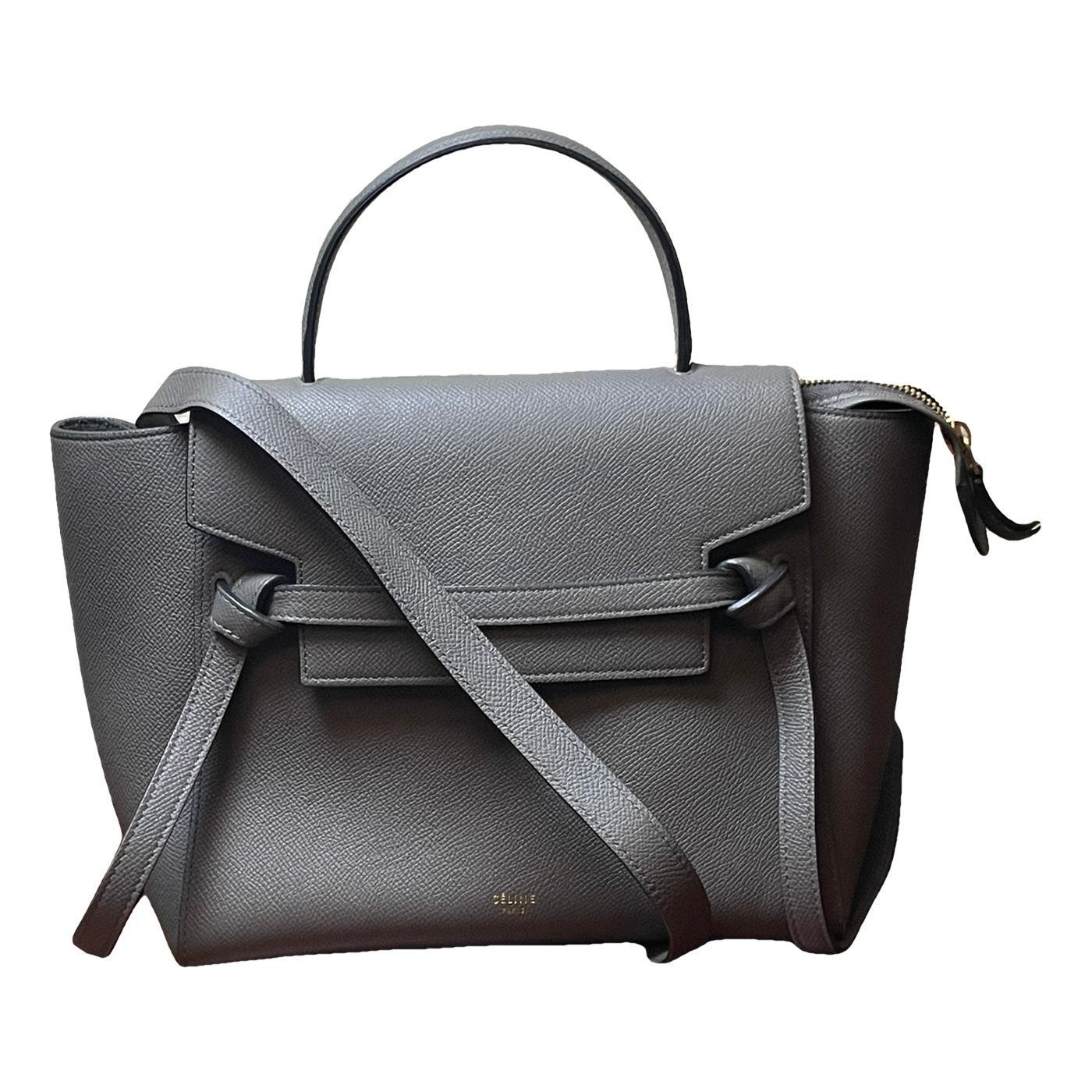 Belt leather handbag