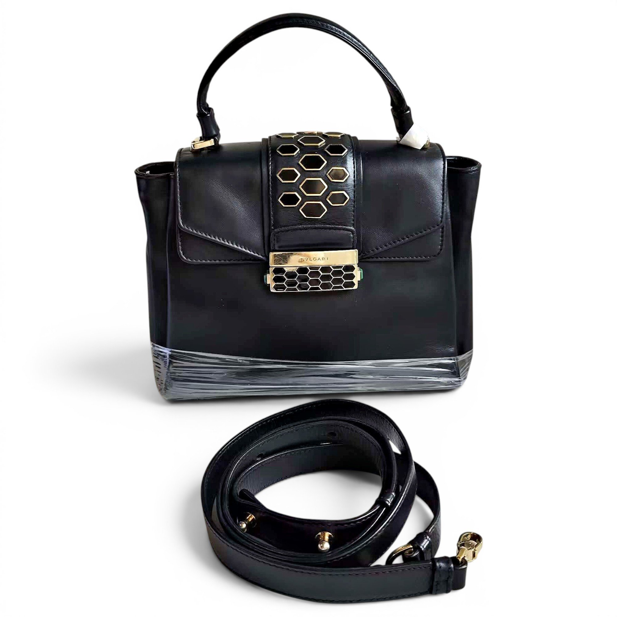 Leather handbag