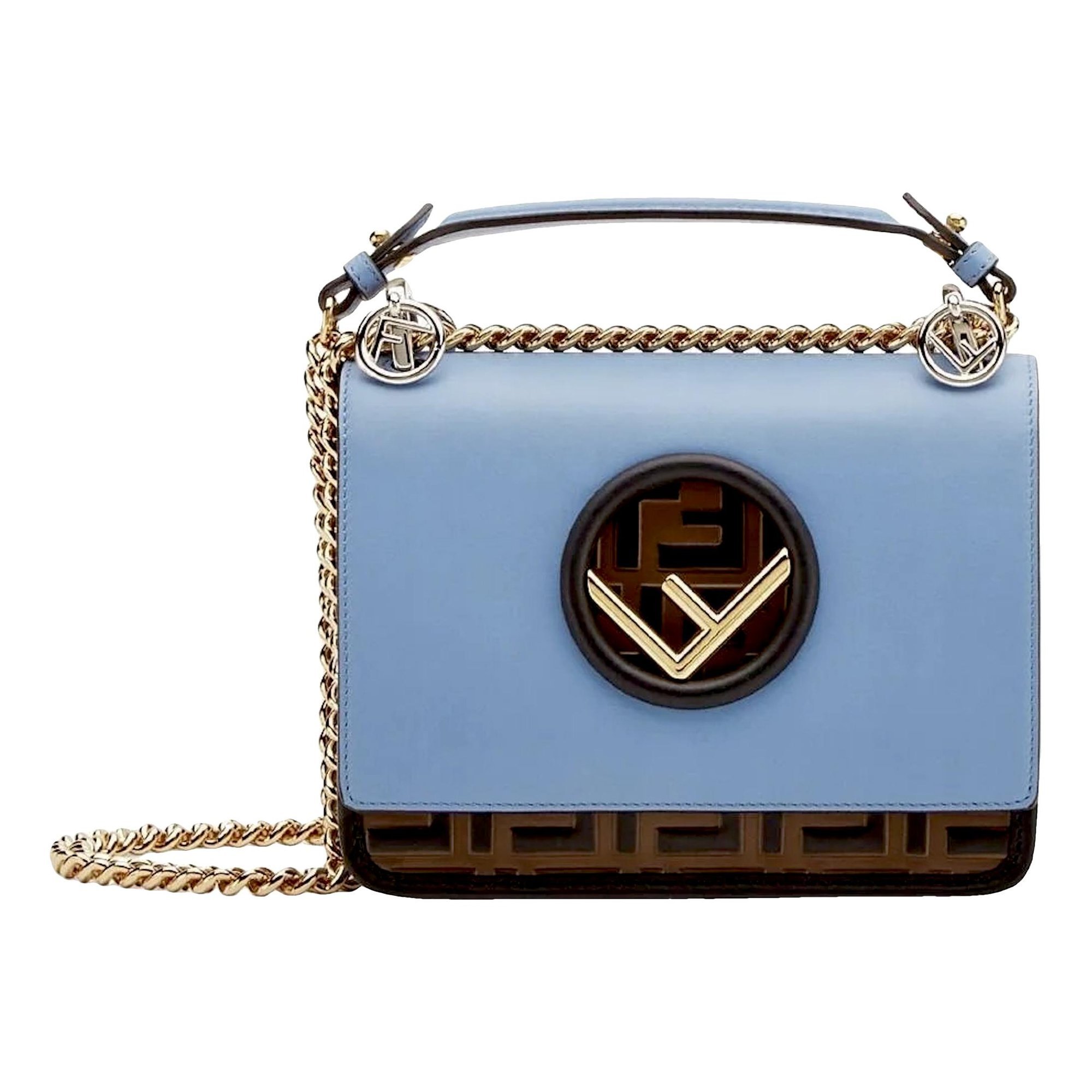 Kan I Logo leather handbag