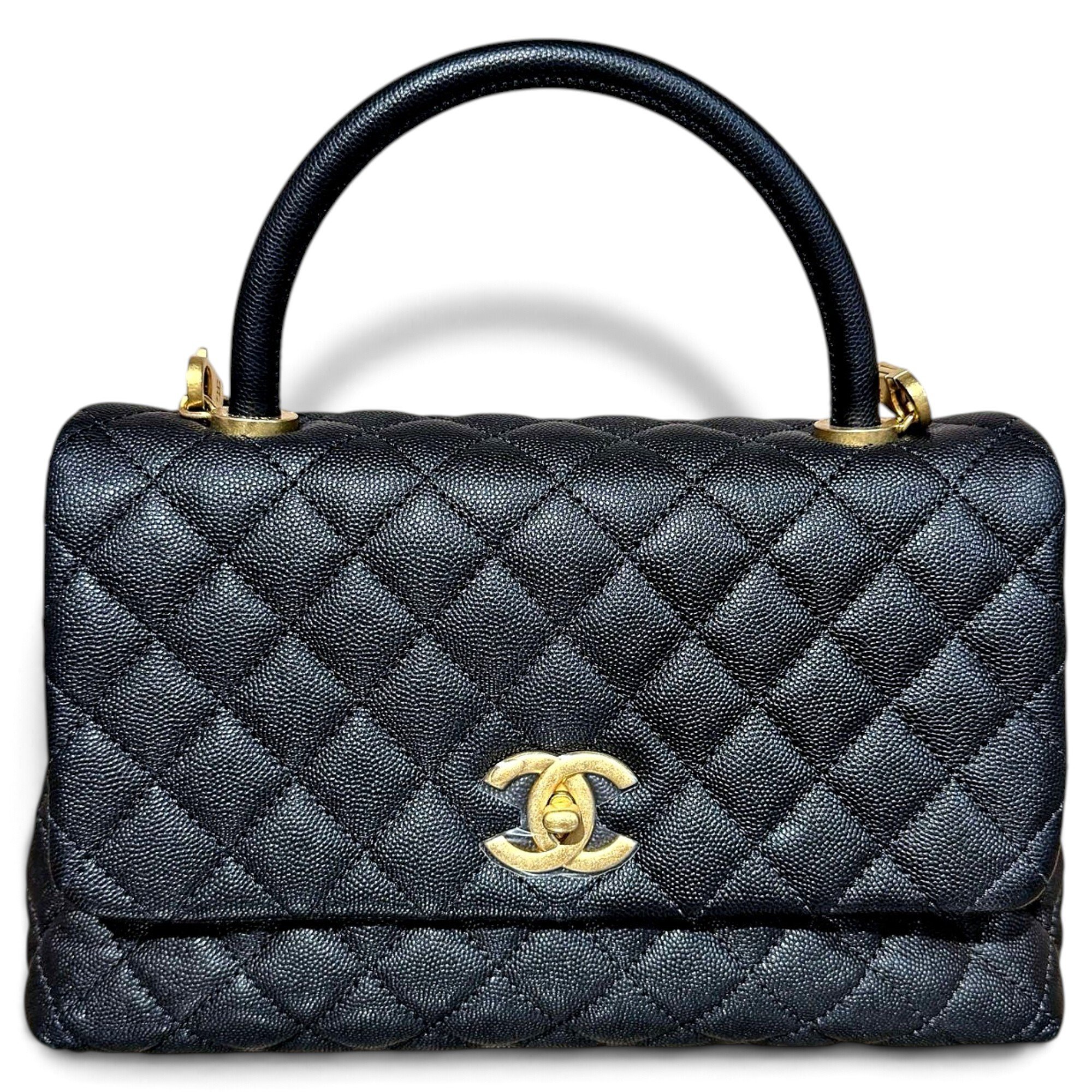 Coco Handle leather handbag