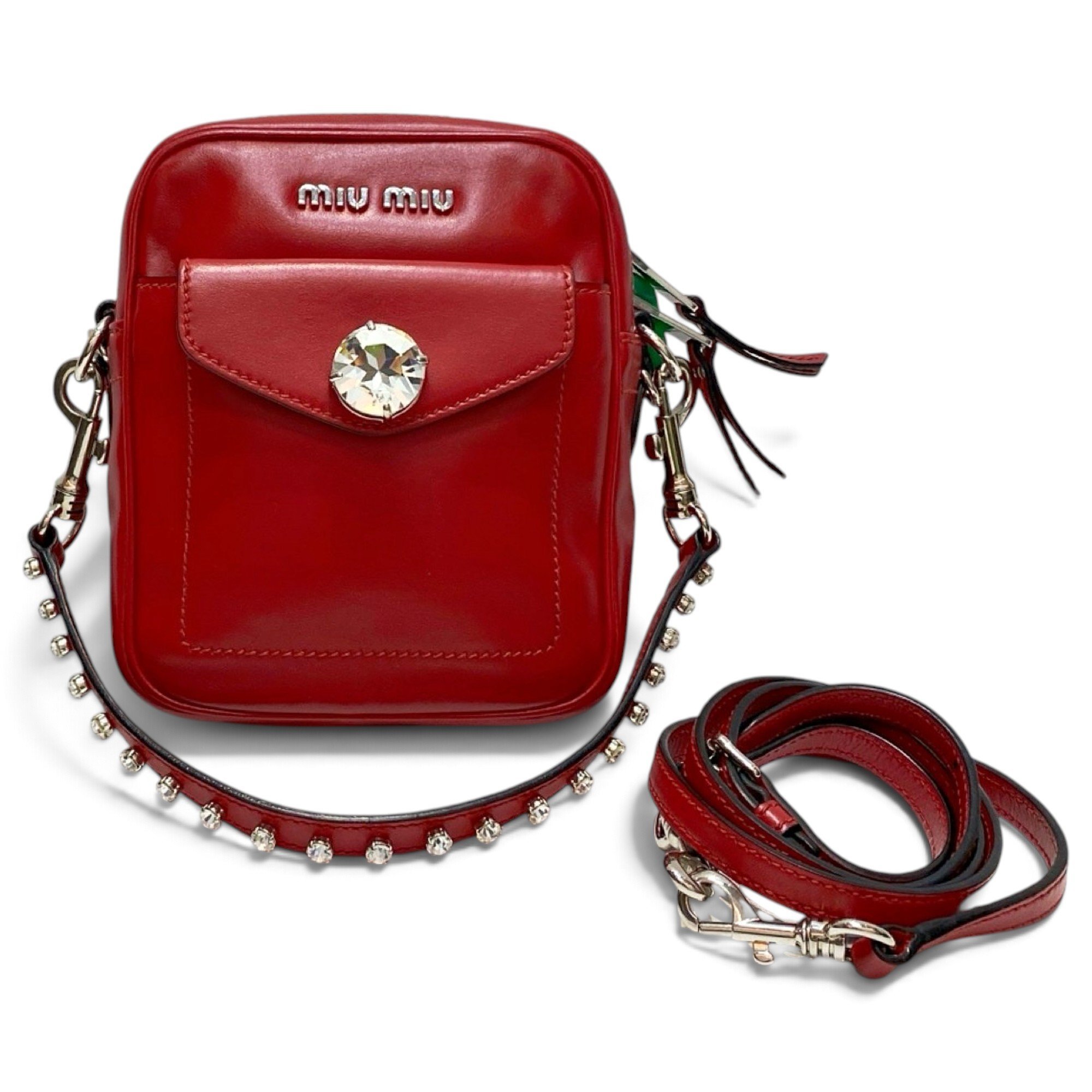 Leather crossbody bag