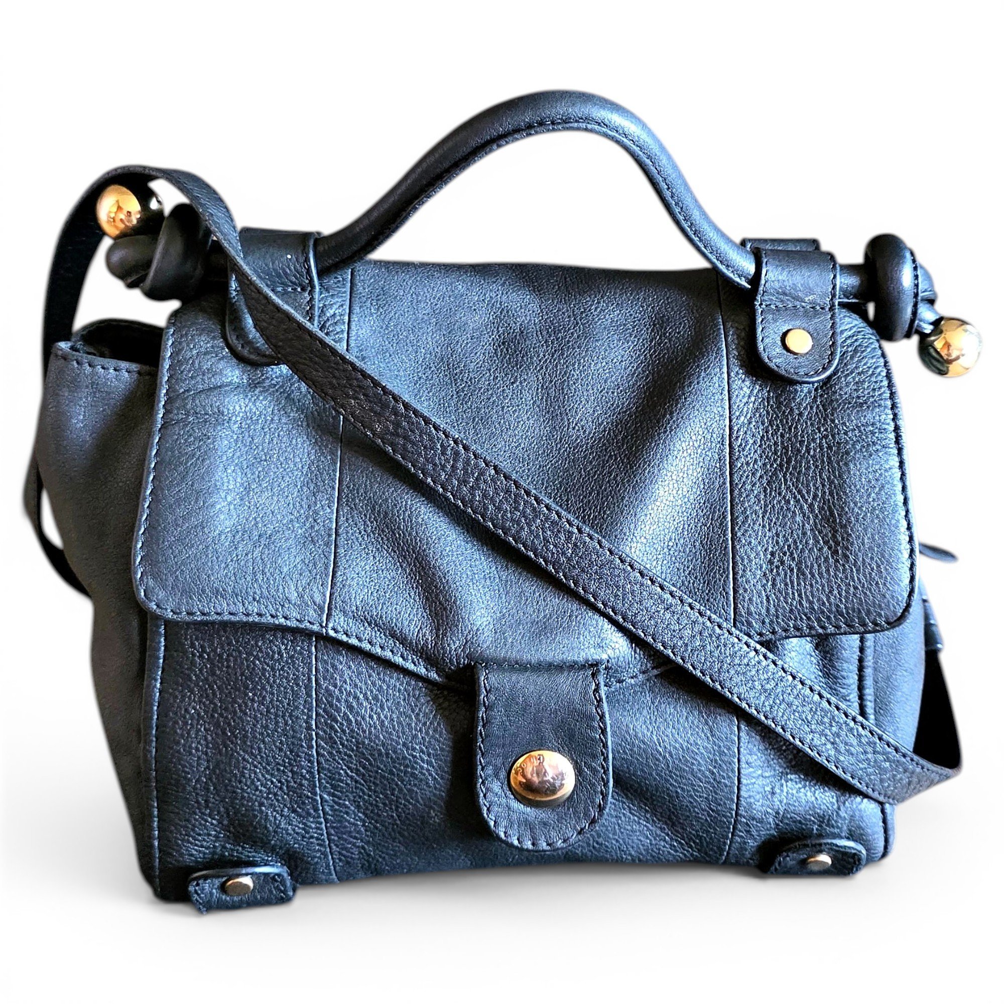 Leather handbag