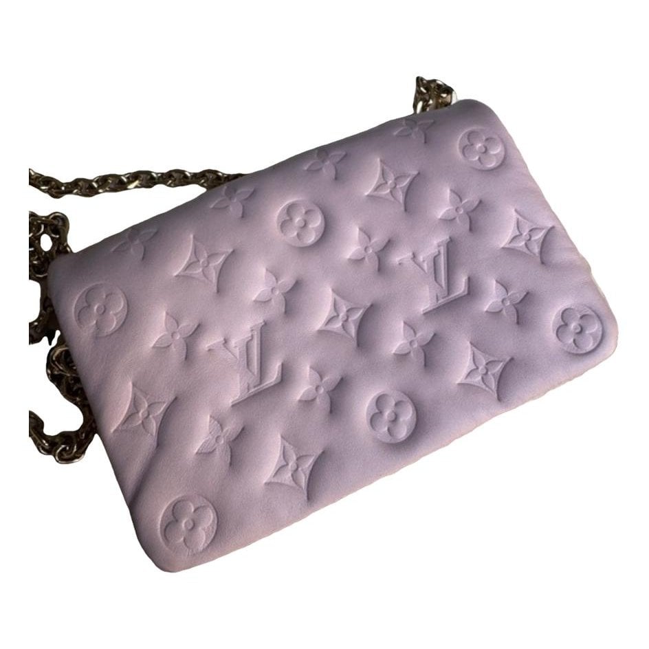 Coussin Flap leather crossbody bag