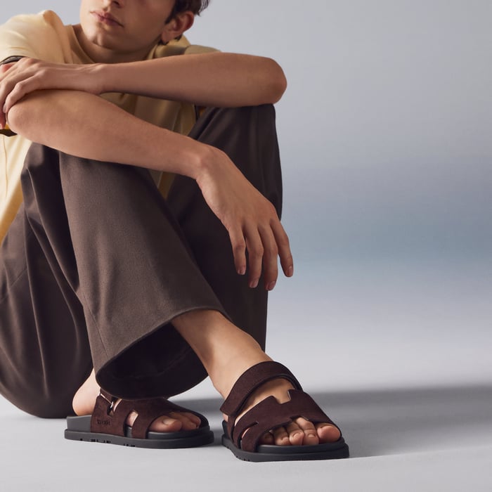 Marron Ébène Chypre Sandal