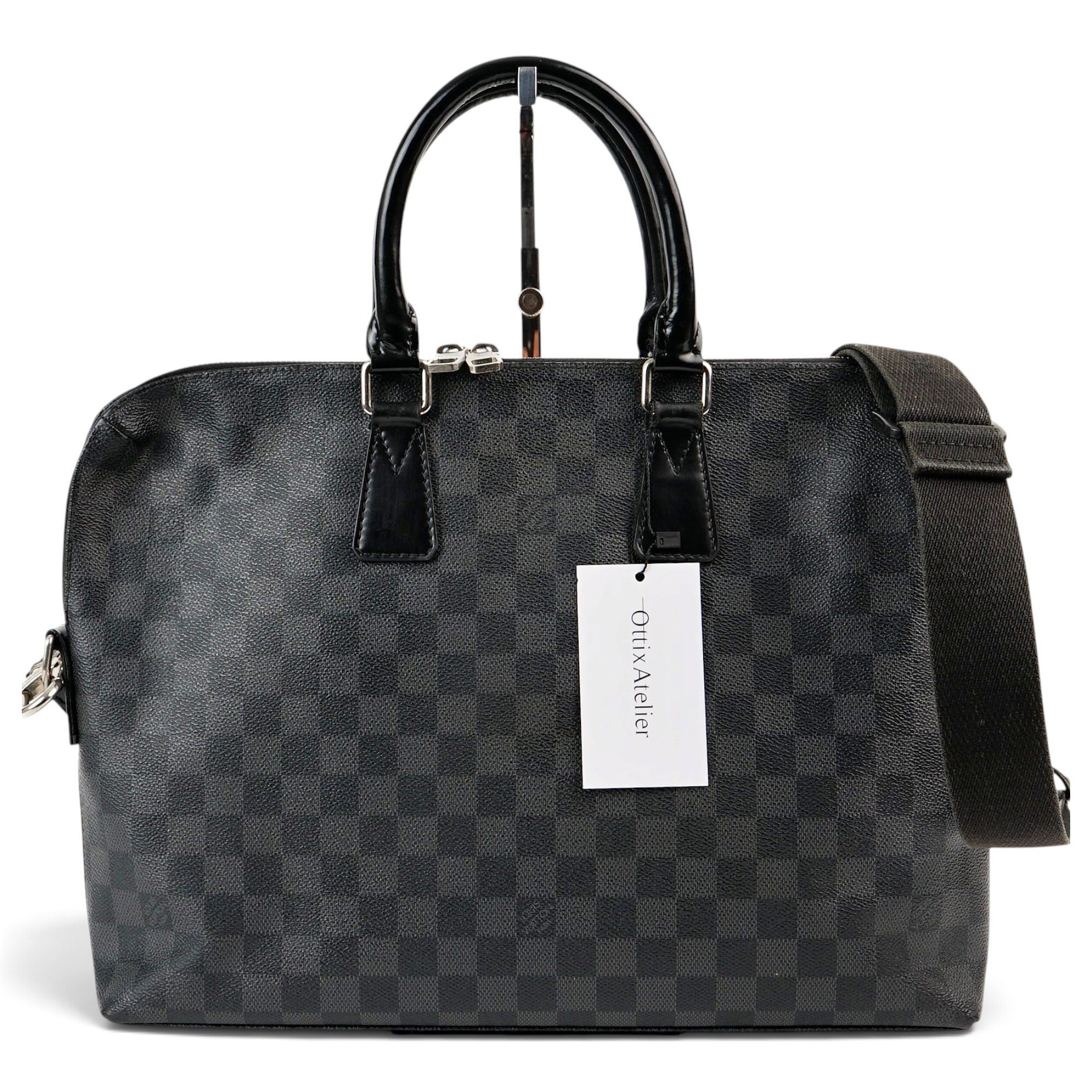 Porte Documents Voyage leather handbag