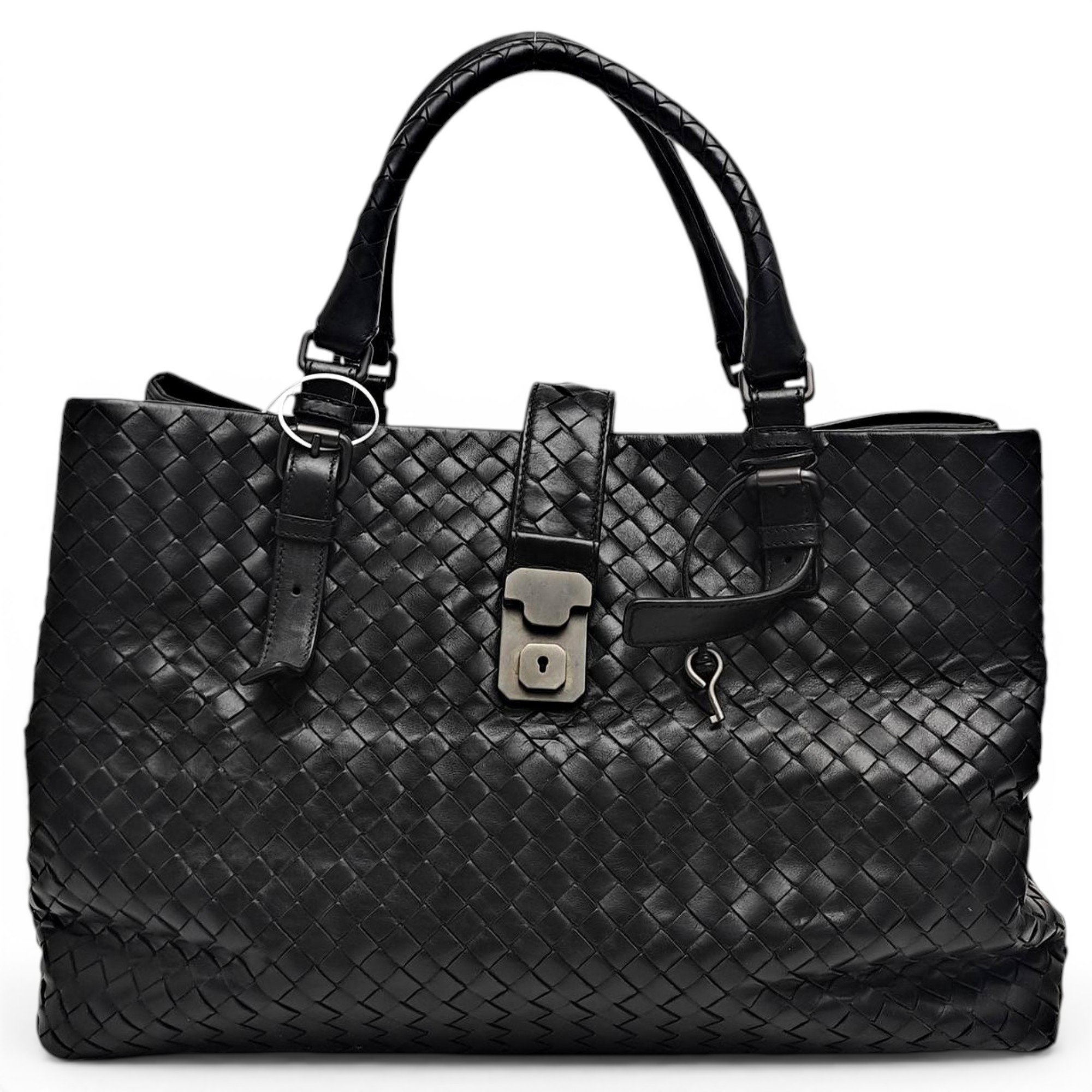 Bottega Veneta Roma leather handbag